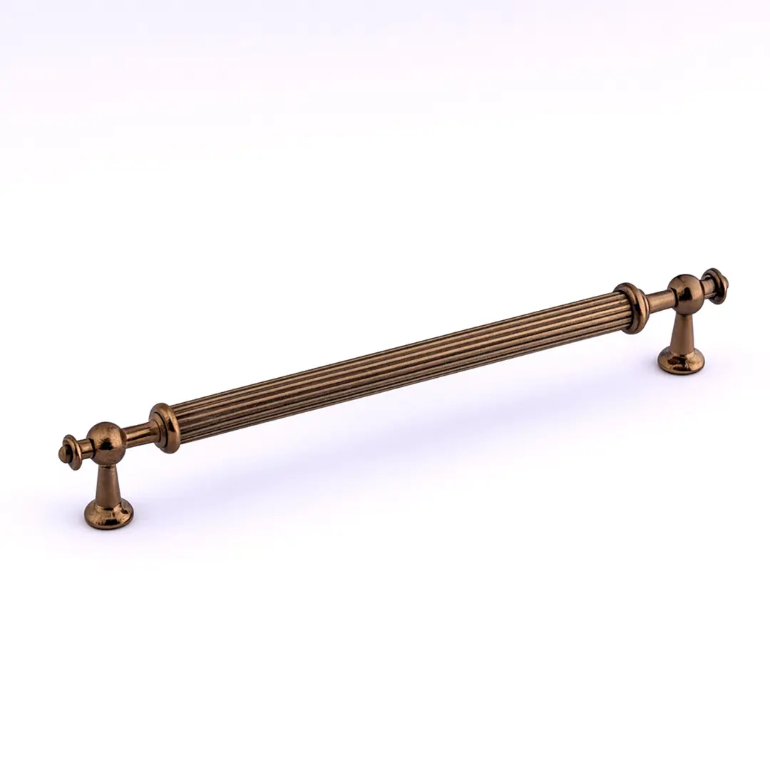 Nesil Çizgili 288 mm Bronz Metal Mobilya Kolu Mutfak Dolabı