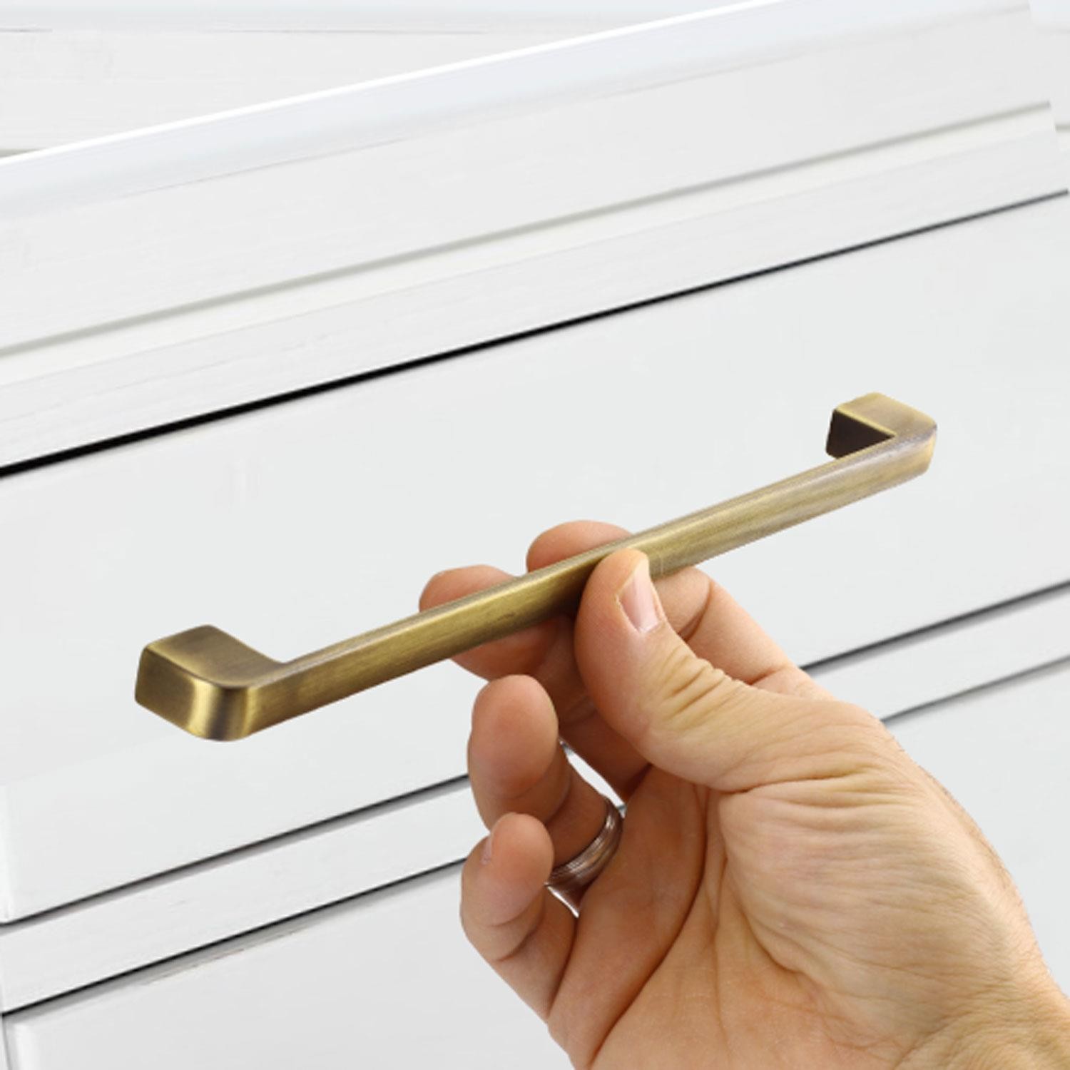 Gölcük Oval Metal Eskitme Antik Sarı 224 mm Mobilya Mutfak Çekmece Dolap Dolabı Kulpu Kulbu Kulpları