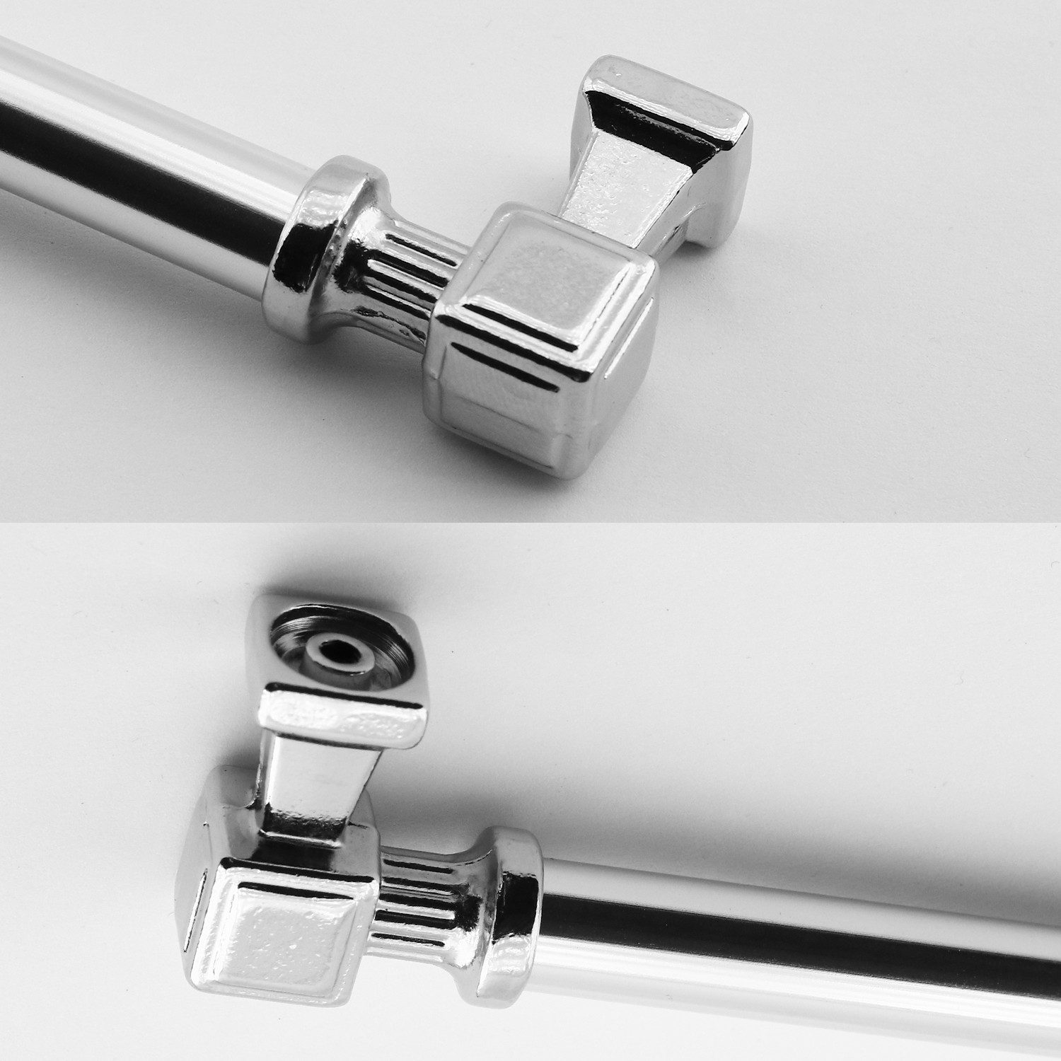 Krom Renk Talas Metal 160 mm 16 cm Düz Kulp Mobilya Mutfak Çekmece Dolap Kulpu Kulbu Kulpları