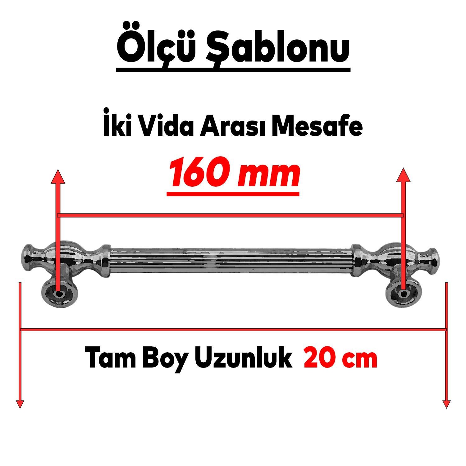 Kesir Eskitme Antik Sarı 160 mm Metal Mobilya Mutfak Çekmece Dolap Dolabı Kulpu Kulbu Kulpları