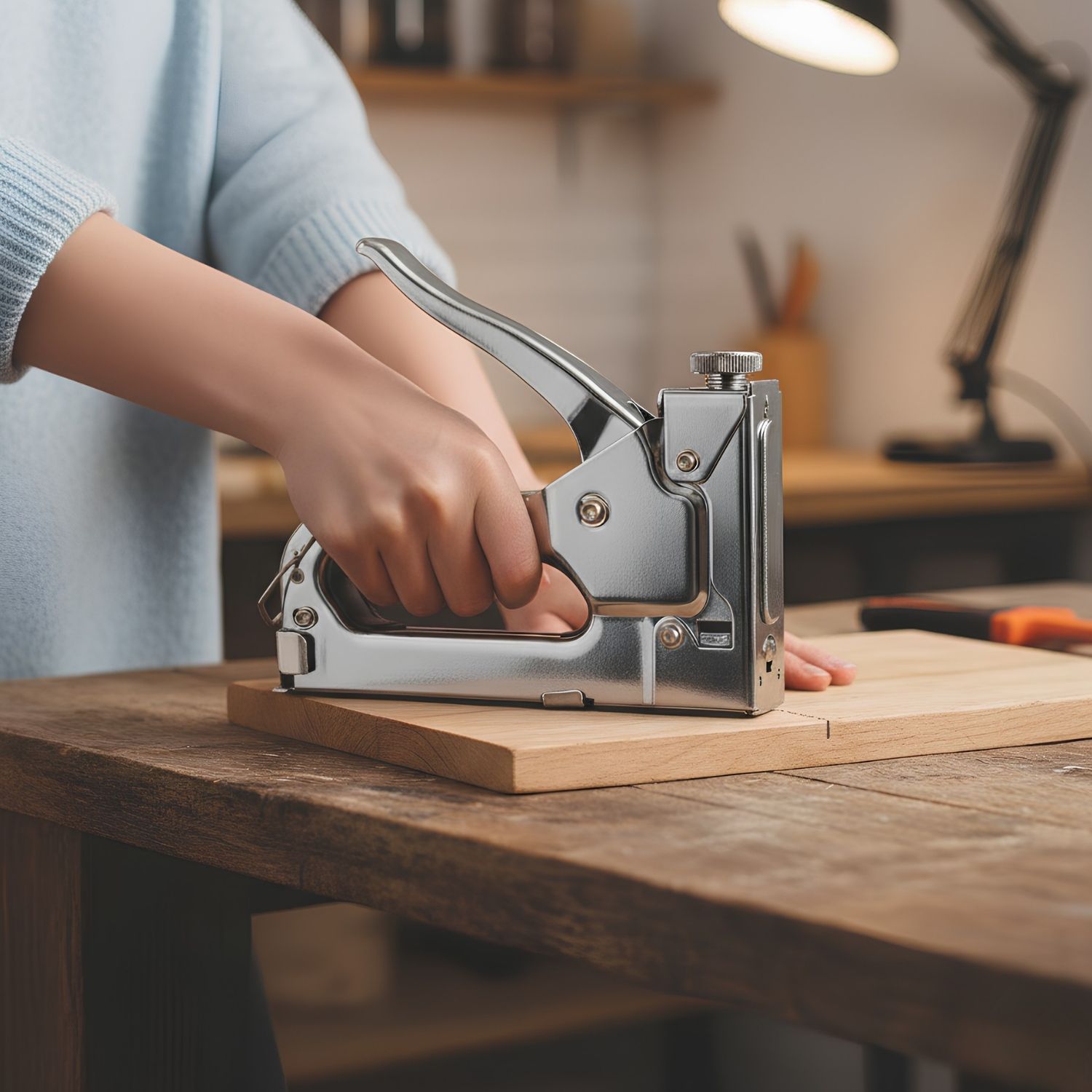 Ayarlanabilir 4-14 mm Profesyonel Metal Mekanik Zımba Tabancası El Tipi Makinesi Zımba Teli Uyumlu