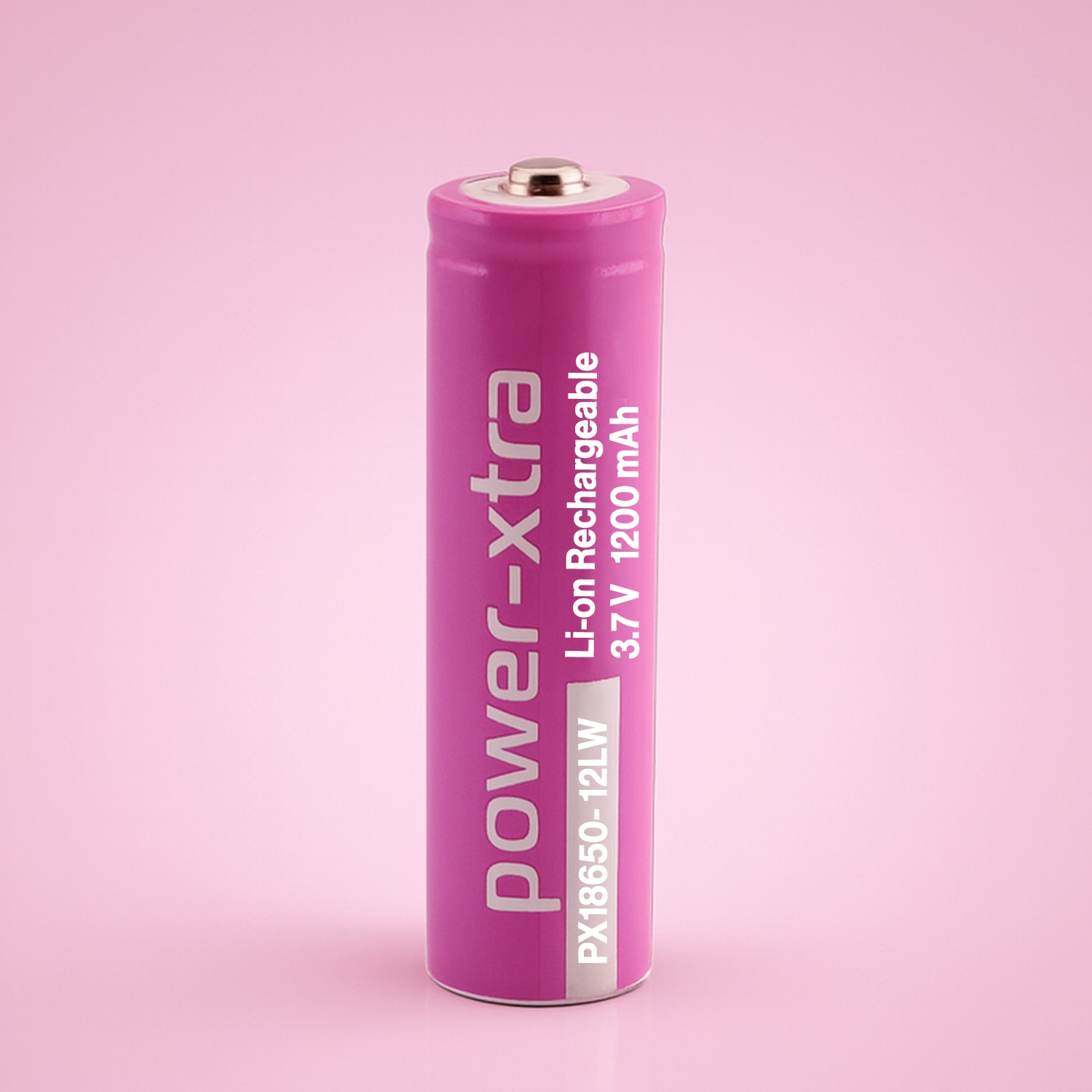 4 Adet 18650 Pembe Renk Şarjlı Batarya Pil 3.7V 1200mAh Li-Ion Uzun Ömürlü Yüksek Kapasiteli Şarj