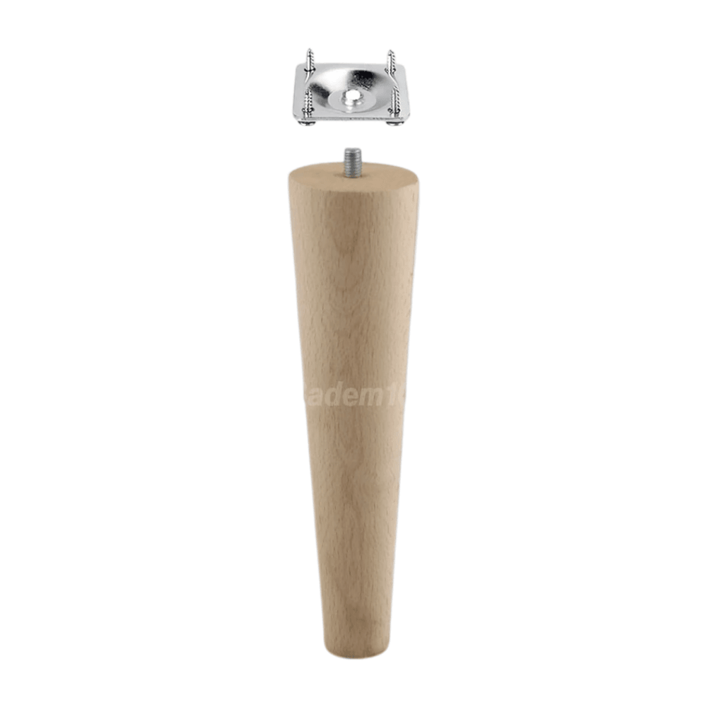 Ahşap 18 cm Ahşap Ayak Bağlantı Aparatlı Mobilya Koltuk Kanepe Sehpa Masa Ayağı Ayakları M8 Civatalı