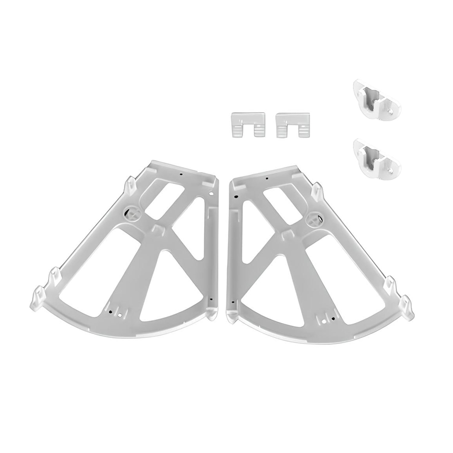 Açılır Kapanır Ayakkabılık Raf Bağlantı Aparatı Plastik 1 Takım Sağ Sol Farklı Bölmeli Gri Renk