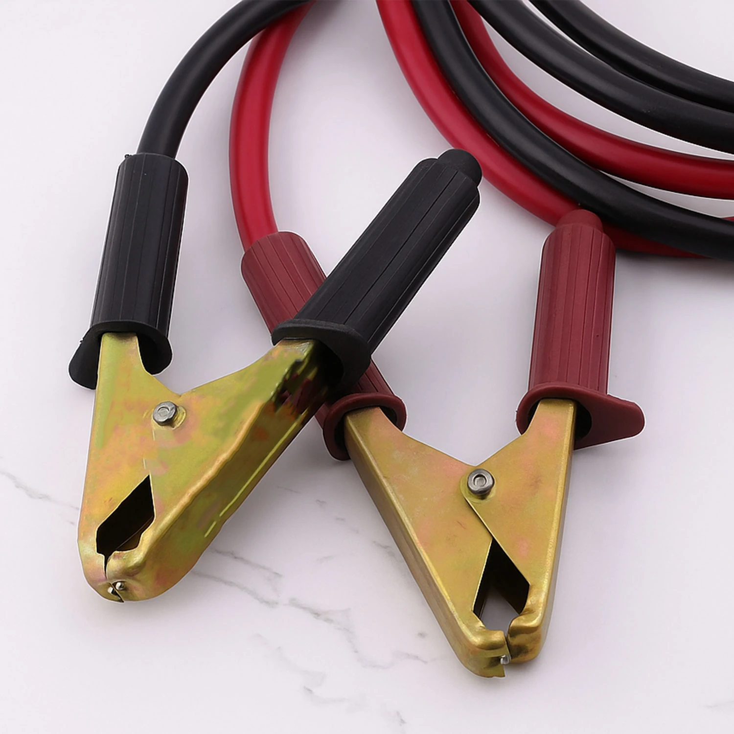 Akü Takviye Kablosu 1200 Amper 2.3 Metre Kalın Telli Güçlü Araç Akü Yardım Başlatma Kablosu