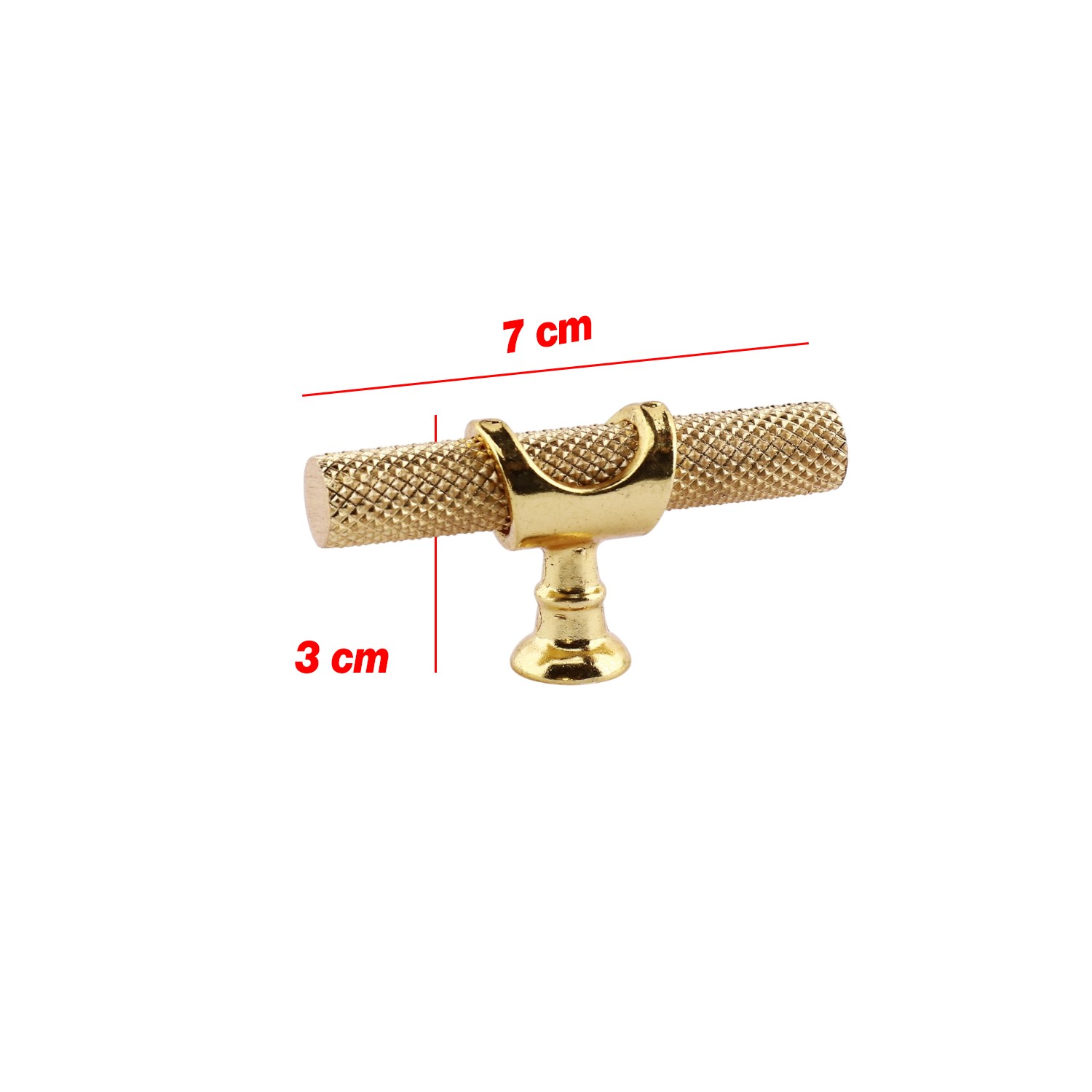 Tek Vidalı Tırtıklı Lüks Gold Düğme Metal Kulp Çekmece Mobilya Mutfak Dolabı Dolap Kulbu Kulplar