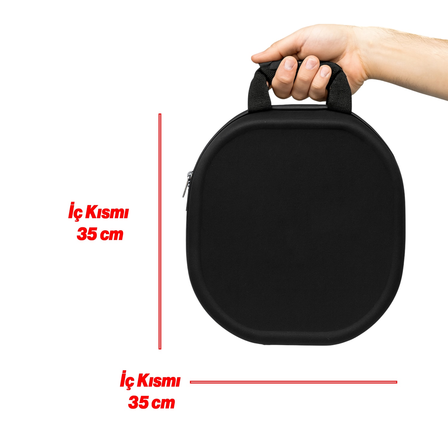 Taşıma Çantası Elektrikli Şarj Kablosu Çanta HCB4010 Fermuarlı Sağlam Suya Dayanıklı Ø 35 cm Çap