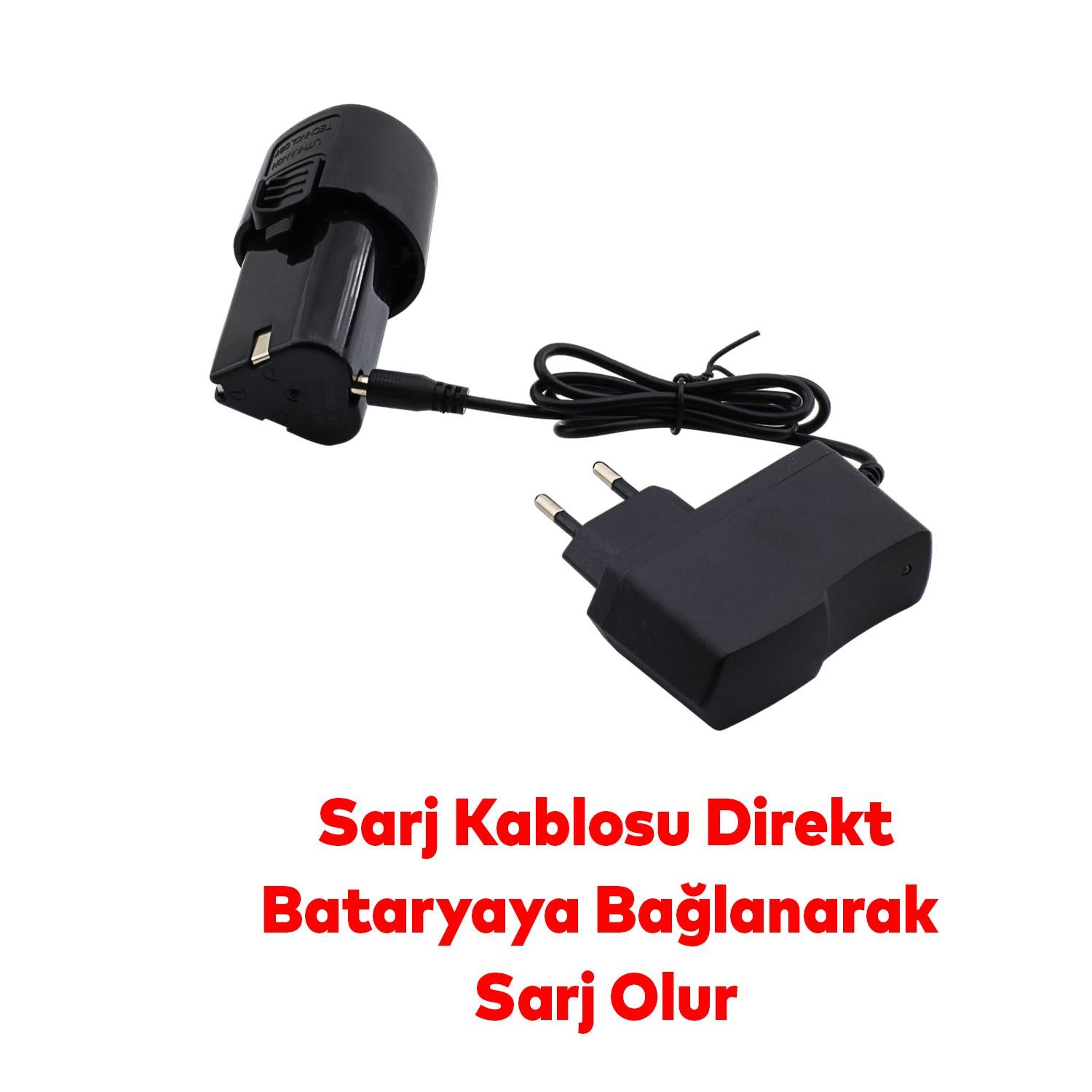 Çift Akülü Li-ion Batarya 12V Çift Vitesli 1300 mAh Led Işıklı Darbesiz Anahtarsız Vidalama