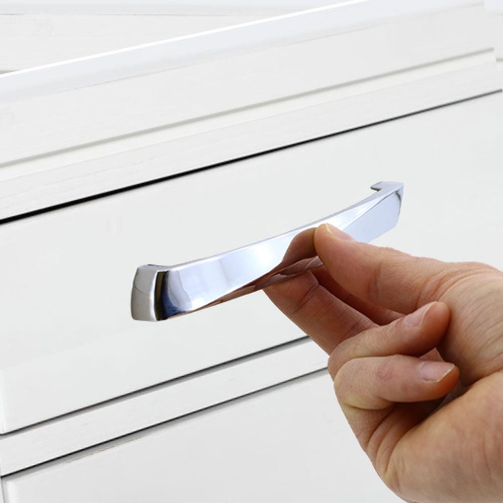 Motif Mobilya Mutfak Dolabı Çekmece Dolap Kulpu Kulpları Kulbu Krom (128 MM-12.8 CM) Metal Kulp