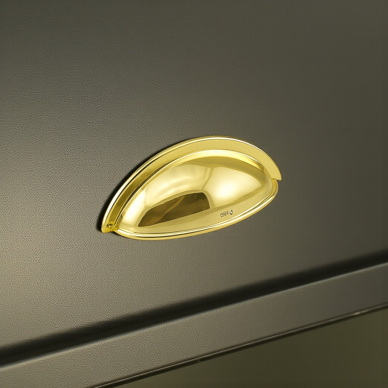 Çanak Kulp 64 mm Gold Altın Renk Metal Mobilya Çekmece Dolap Kapak Kulpu Modern Mutfak Kulpları