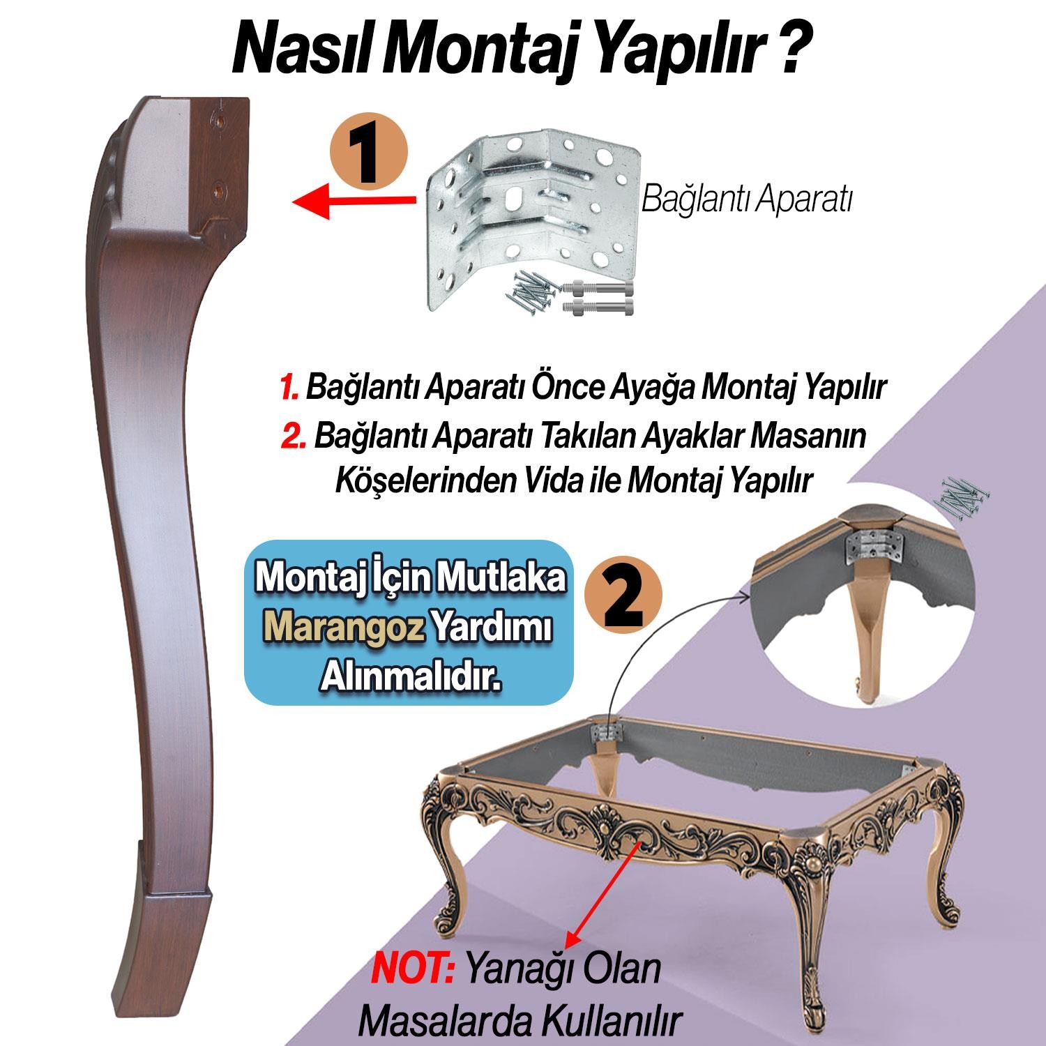 Sütun Masa Dresuar Ayağı 77 cm Plastik Ayak Ahşap Desenli Mutfak Yemek Masası Mobilya Ayakları