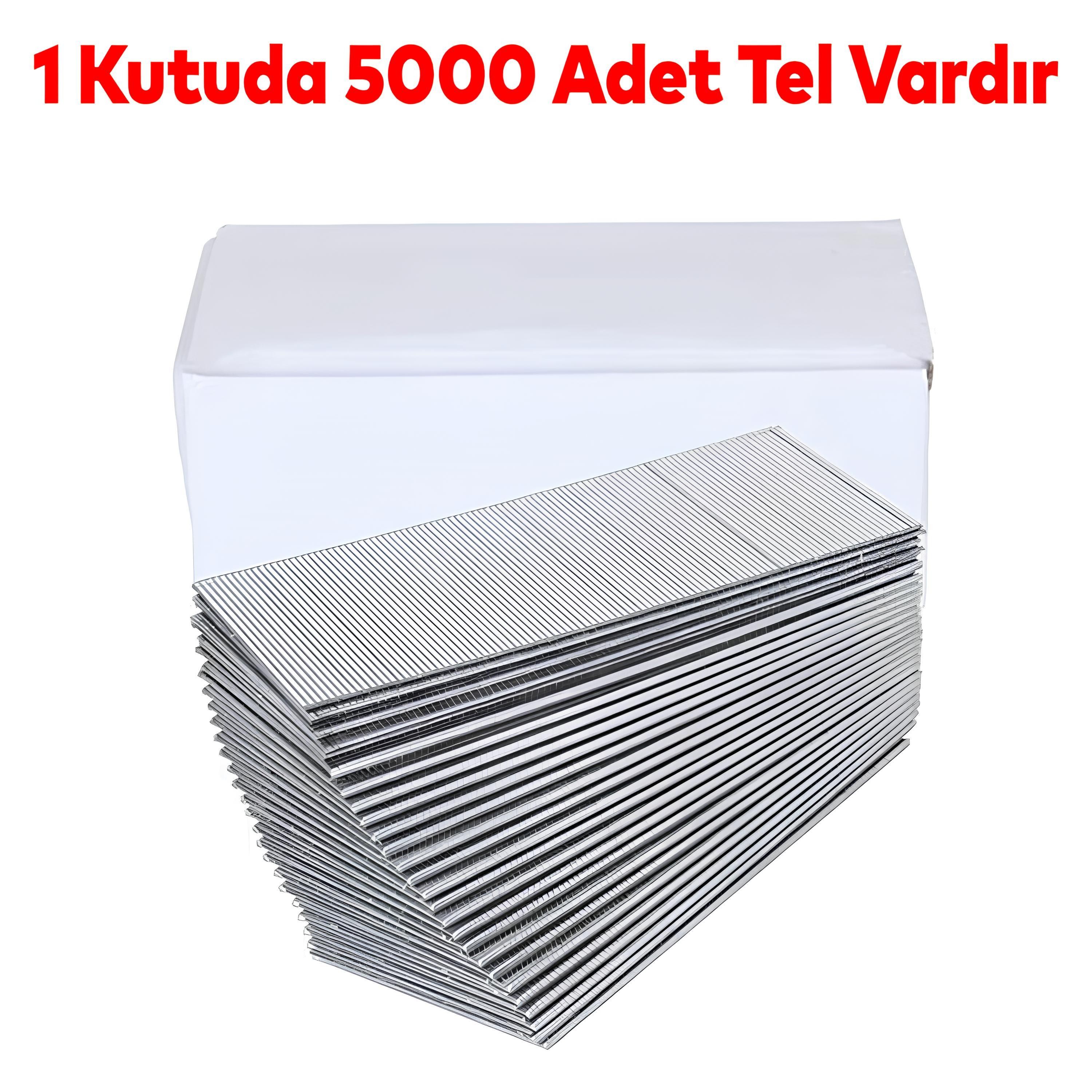 Zımba Teli F25 Sanayi Tipi 25 mm Makina Çivi Çivisi Süpürgelik Parke Ahşap Mdf Tel 5000 ADET