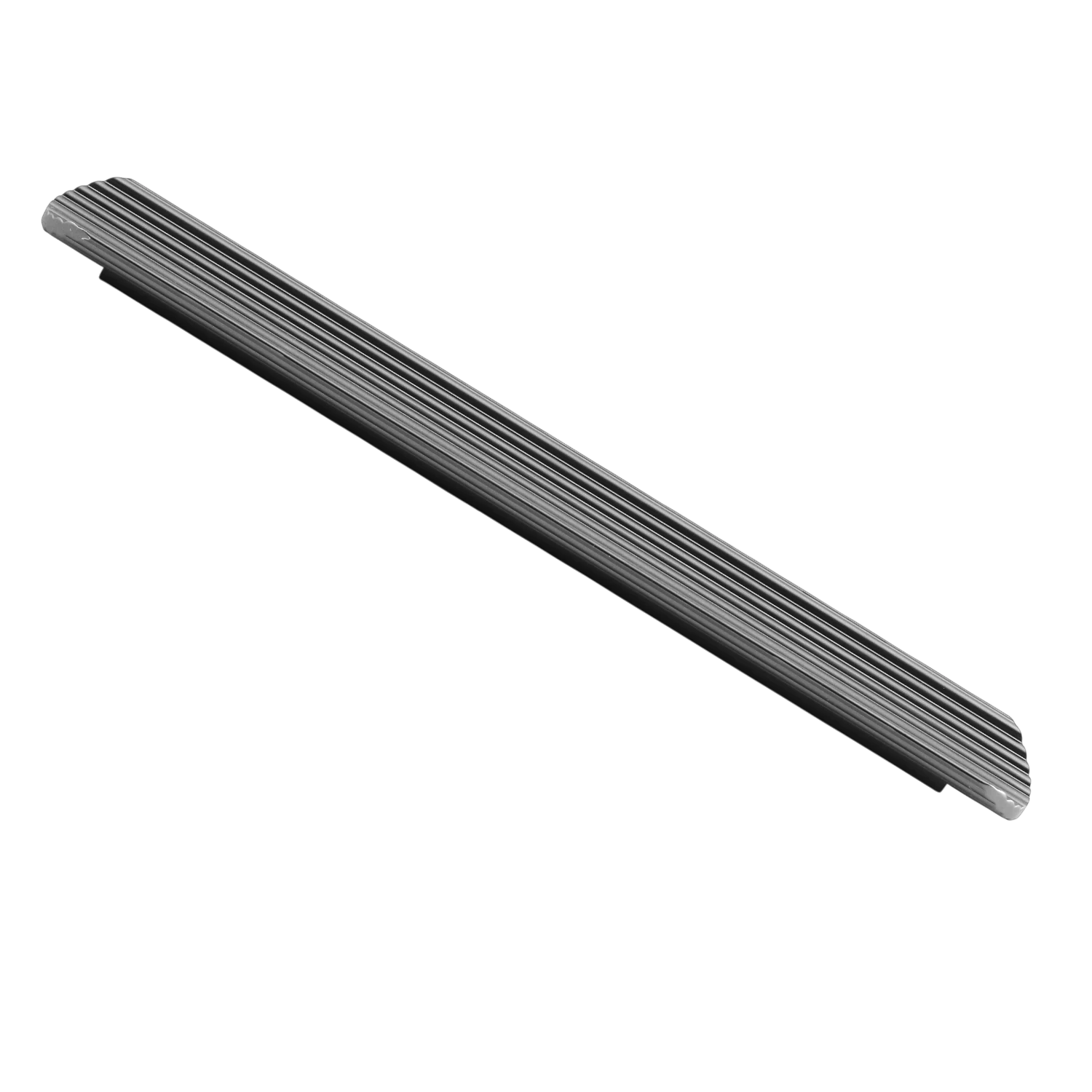 Kanal 512 mm Kulp Füme Çizgili Metal Mobilya Gardırop Çekmece