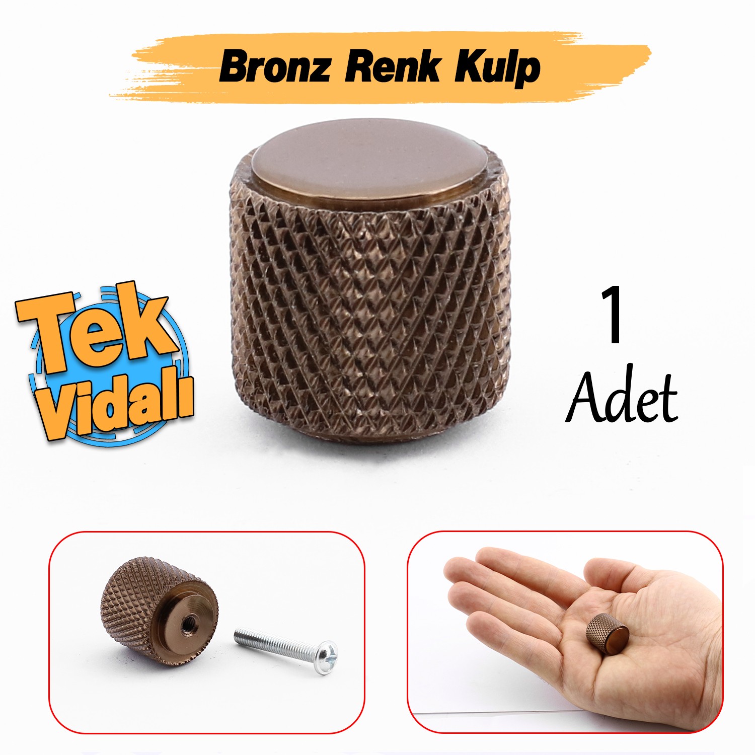 Tek Vidalı Çizgili Lüks Bronz Düğme Metal Kulp Çekmece Mobilya Mutfak Dolabı Dolap Kulbu Kulpları