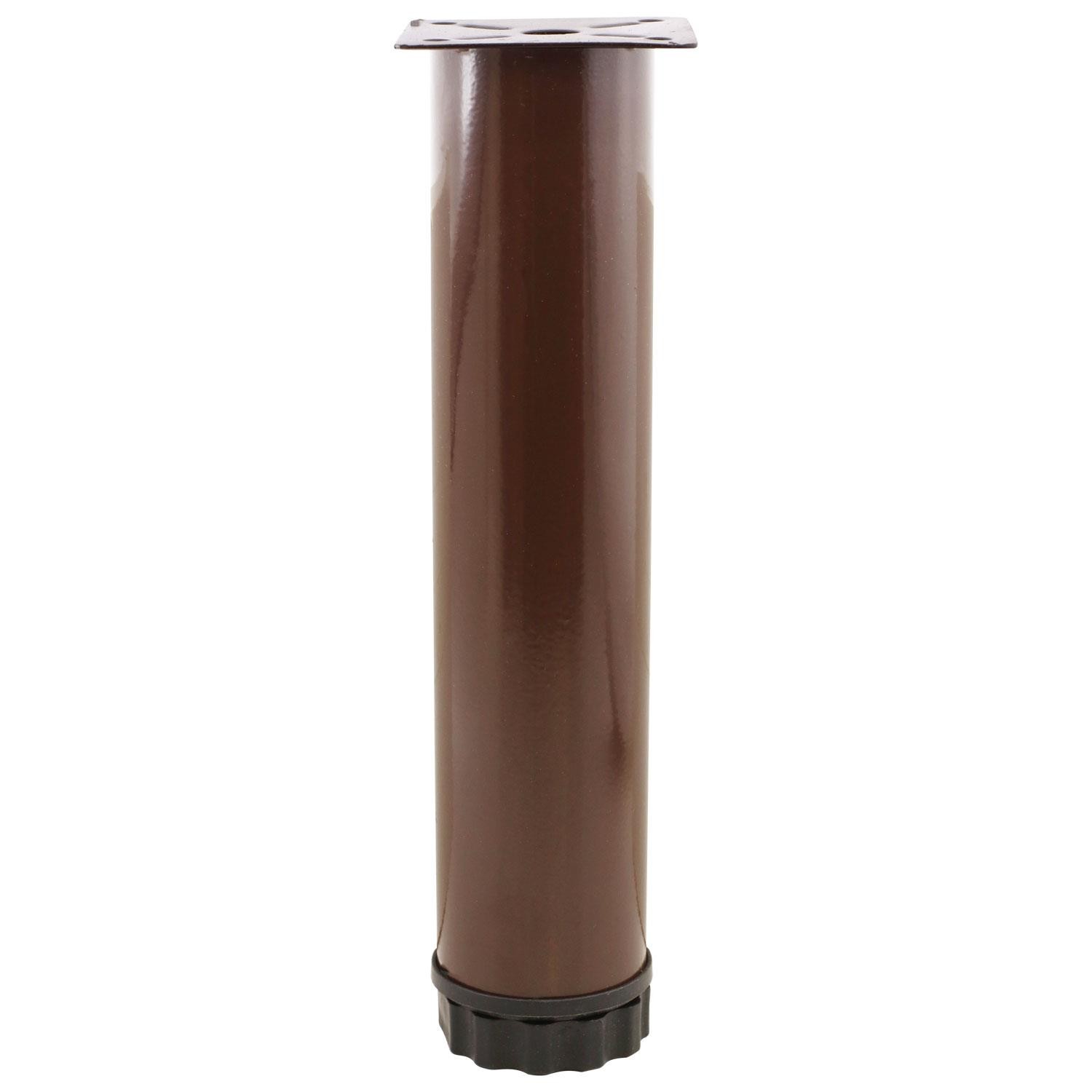 Akça Ayarlanabilir Mobilya Kanepe Koltuk Baza Yükseltme Yükseltici Ayağı Metal Ayakları 20 Cm Kahve