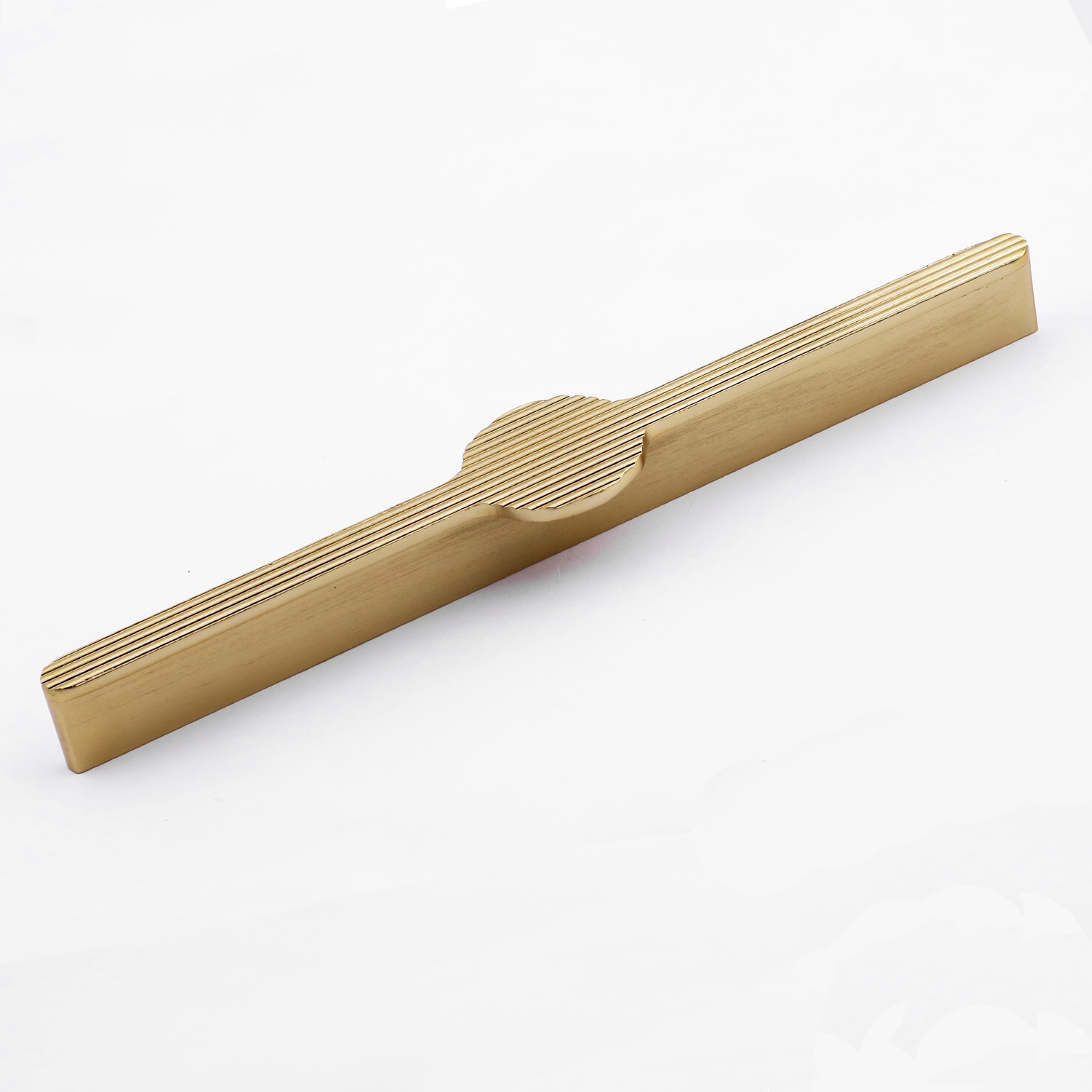 Saral Çizgili Mat Altın Metal Kulp 224 mm 22.4 cm Mobilya Çekmece Mutfak Dolabı Dolap Kapak Kulplar
