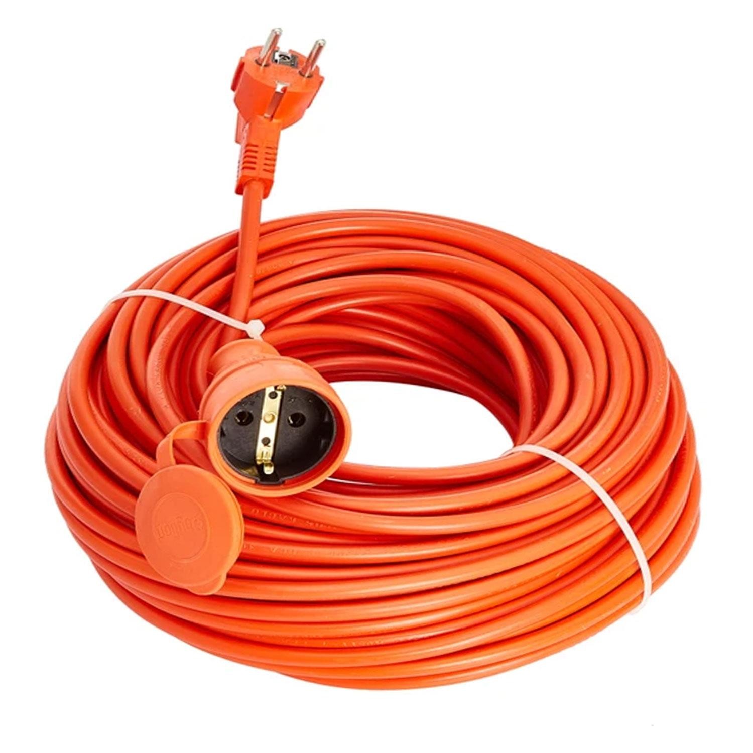 Bylion 10 Metre Seyyar Uzatma Kablosu 3x1.5 mm Turuncu Kablo