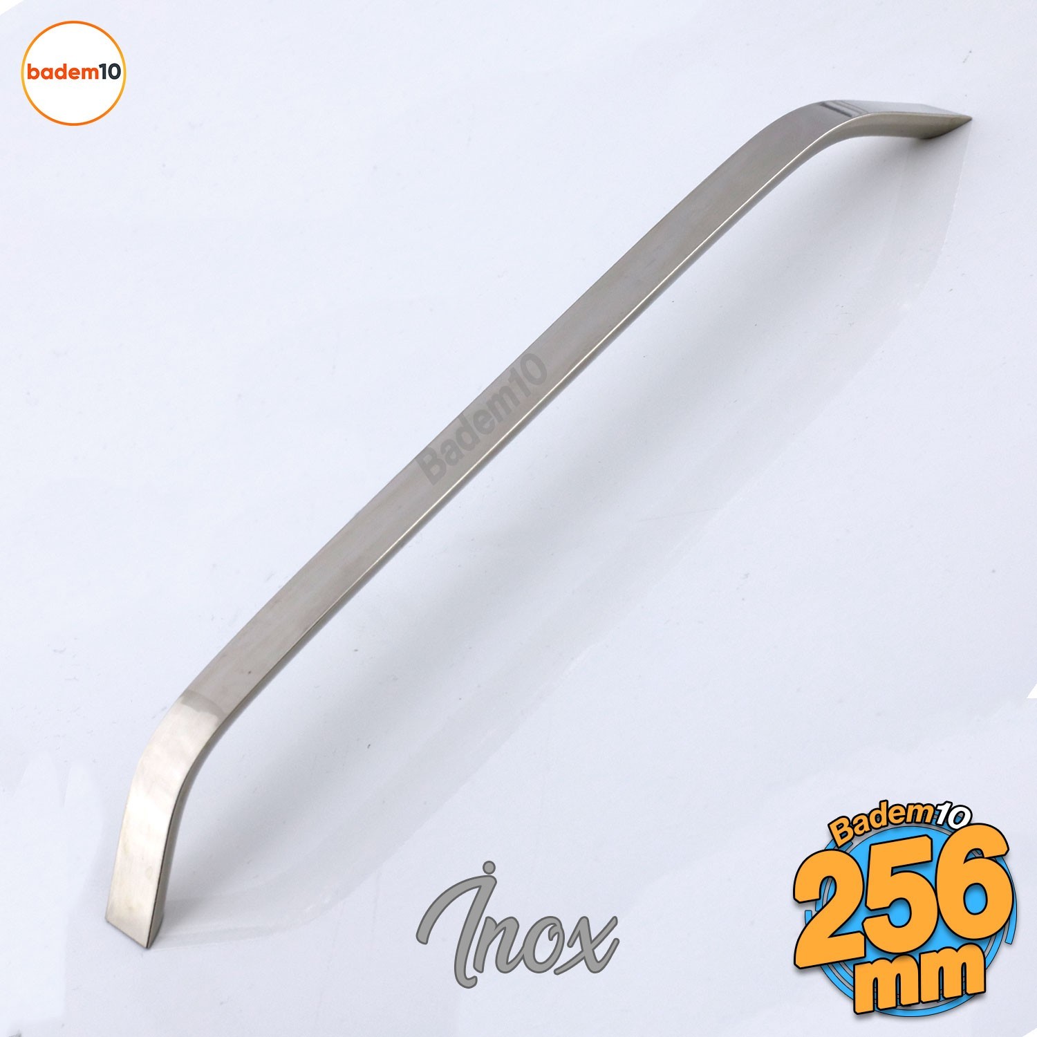 Şahin Metal İnox Kulp 256 mm Mobilya Çekmece Mutfak Dolabı Dolap Kapak Kulpları Kulb Kulpu 25.6 cm