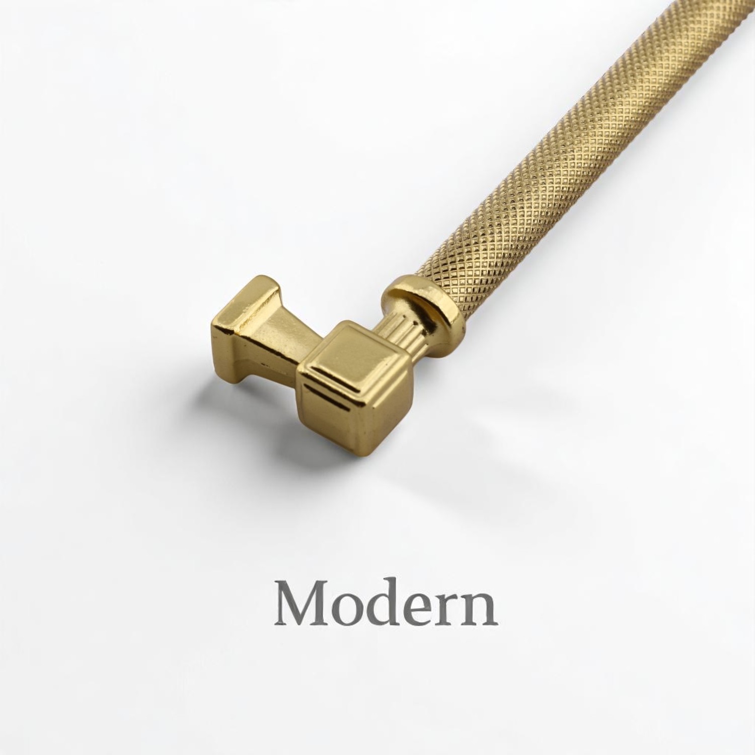 Grip Desenli Gold Altın Metal Kulp 192 mm Mobilya Çekmece Mutfak Dolabı Dolap Modern Kapak Kulpları