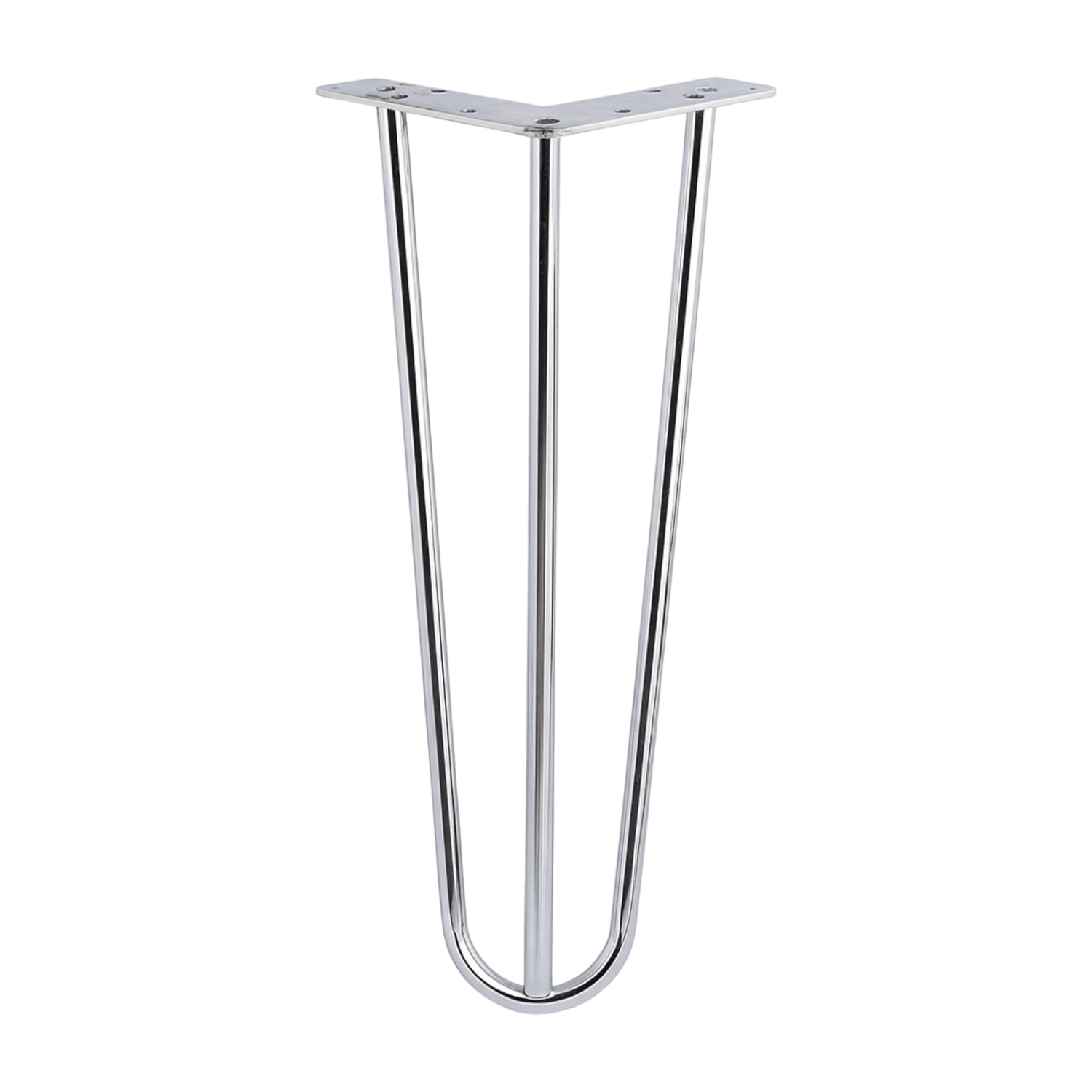 Martı Krom Gümüş Metal Sehpa Masa Ayağı 41 cm Tekli Dayanıklı Mobilya Destek Yükseltici Ayak Modeli