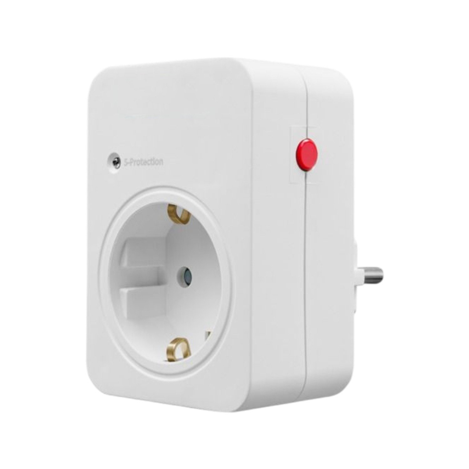 Akım & Şok Korumalı Tekli Priz Açma Kapama Düğmeli Çoçuk Korumalı Fiş 720 Joule IP20 3600 W Koruma