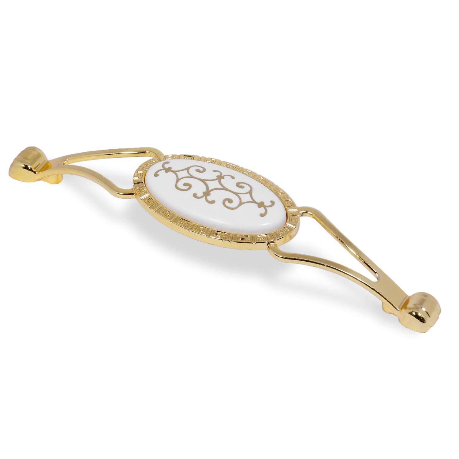 Seçil Çekmece Dolap Dolabı Kapak Kulpu Kulpları Kulbu 128 Mm-12.8 Cm Gold Metal Kulp Mobilya Mutfak