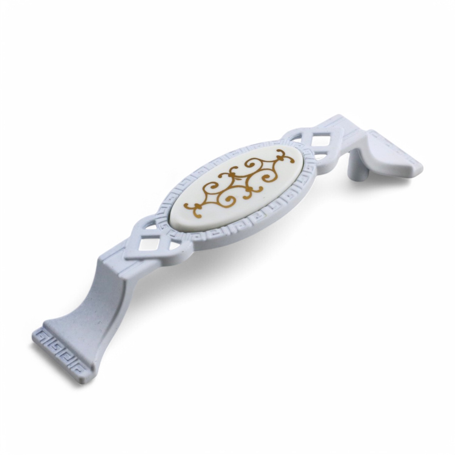 Palmira Mobilya Mutfak Dolabı Çekmece Dolap Kapak Kulpu Kulbu Beyaz (96 MM-9.6 CM) Metal Kulpları