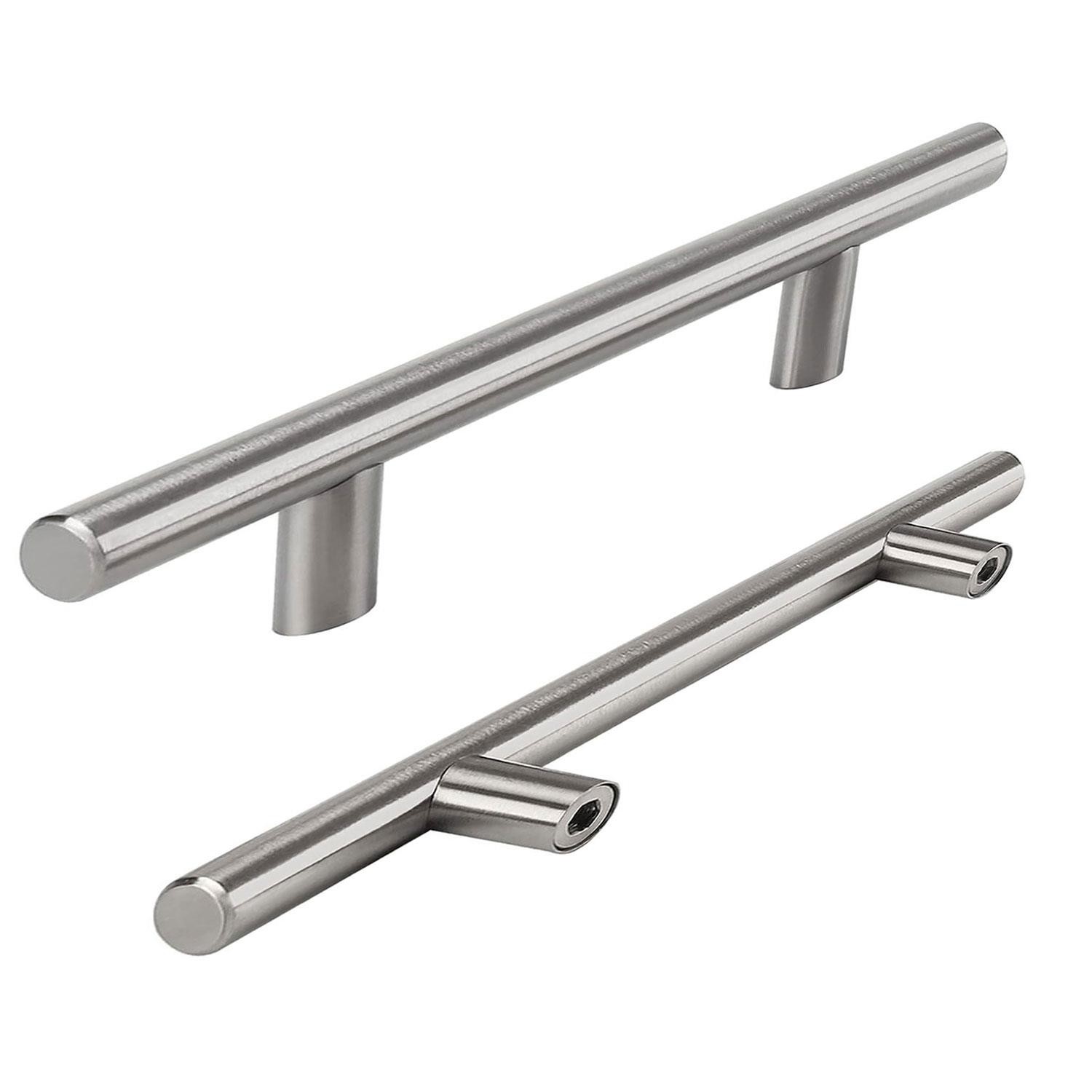 10 ADET RoseMary İnox Metal Kulp 192 mm ( 19.2 cm ) Mobilya Mutfak Çekmece Dolap Kapak Kulpu Kulbu