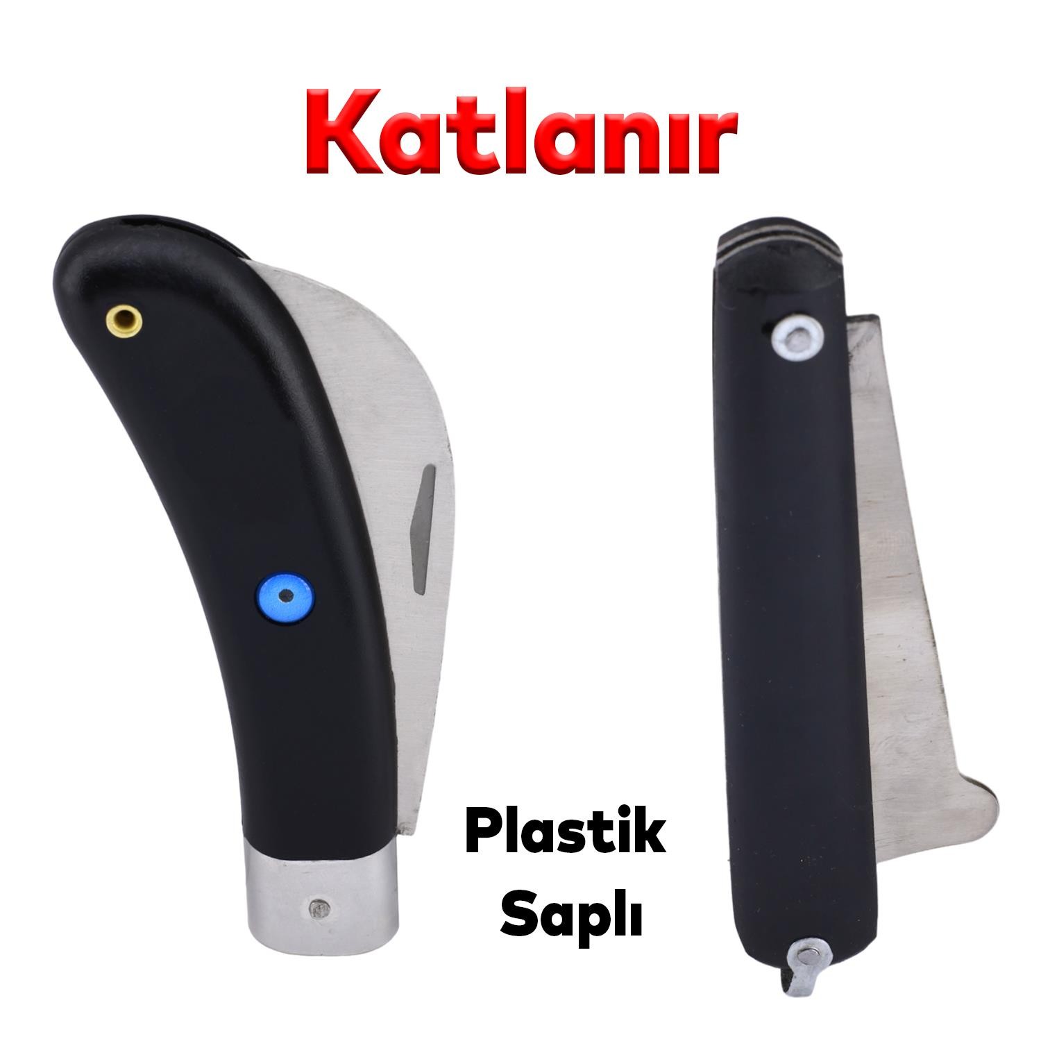 Plastik Saplı Bıçak Çakı Aşı Bıçağı Budama Çakısı 250 gr Aşı Macunu Aşı Bandı 4 'lü Aşı Set 