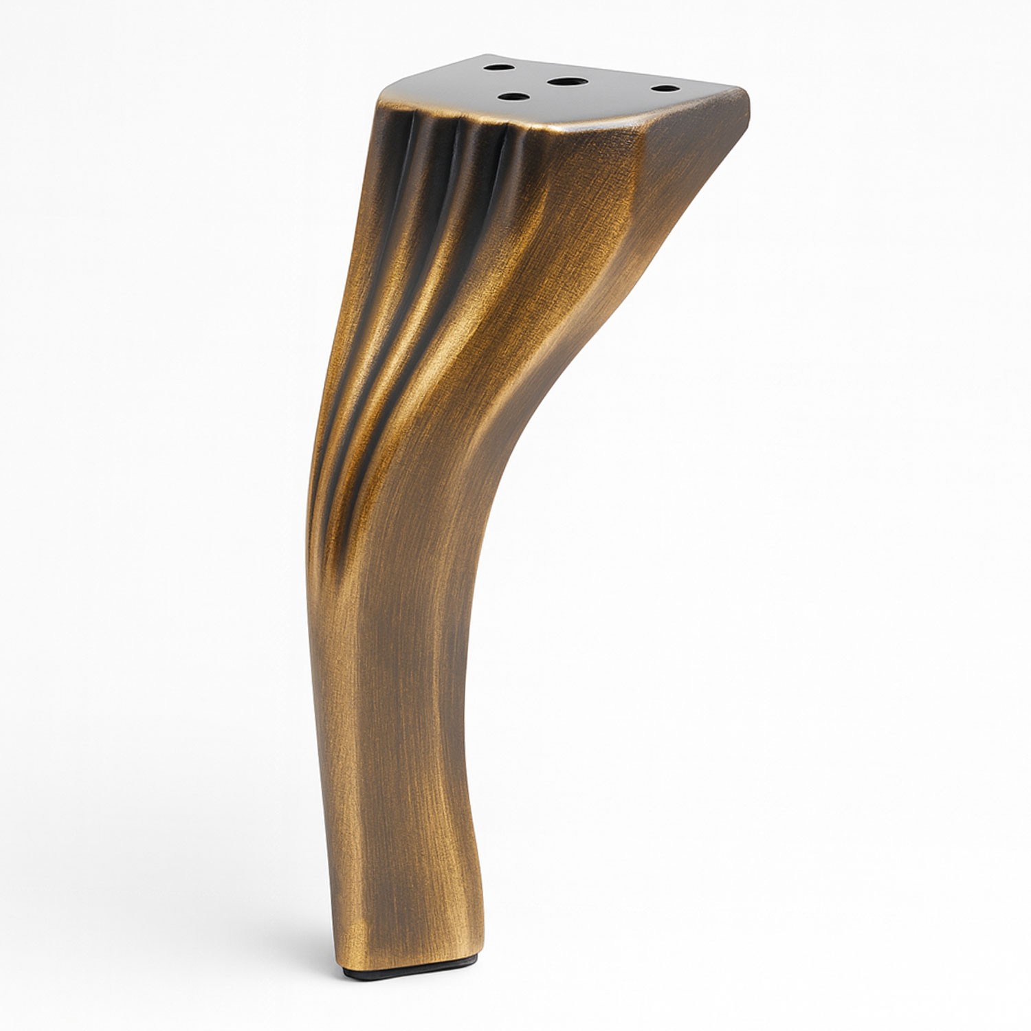 Kesit 14 cm Eskitme Antik Sarı Metal Mobilya Ayağı Ayakları Ünite Baza Koltuk Kanepe Sehpa Masa