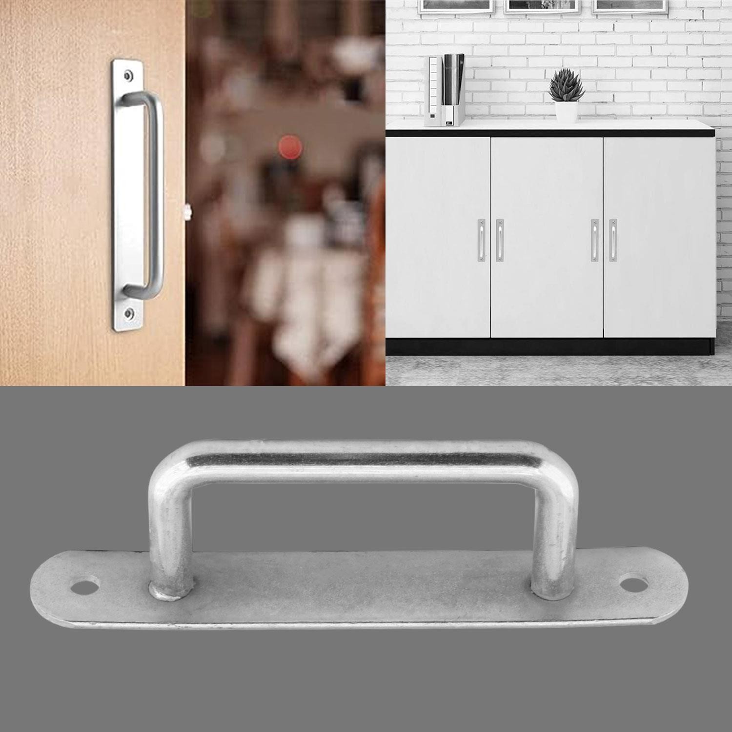 Saclı El Tutamagı Çekme Kolu Kapı Tutma Kulbu 18,5 cm Krom Metal Kulp Kapı Tutamağı