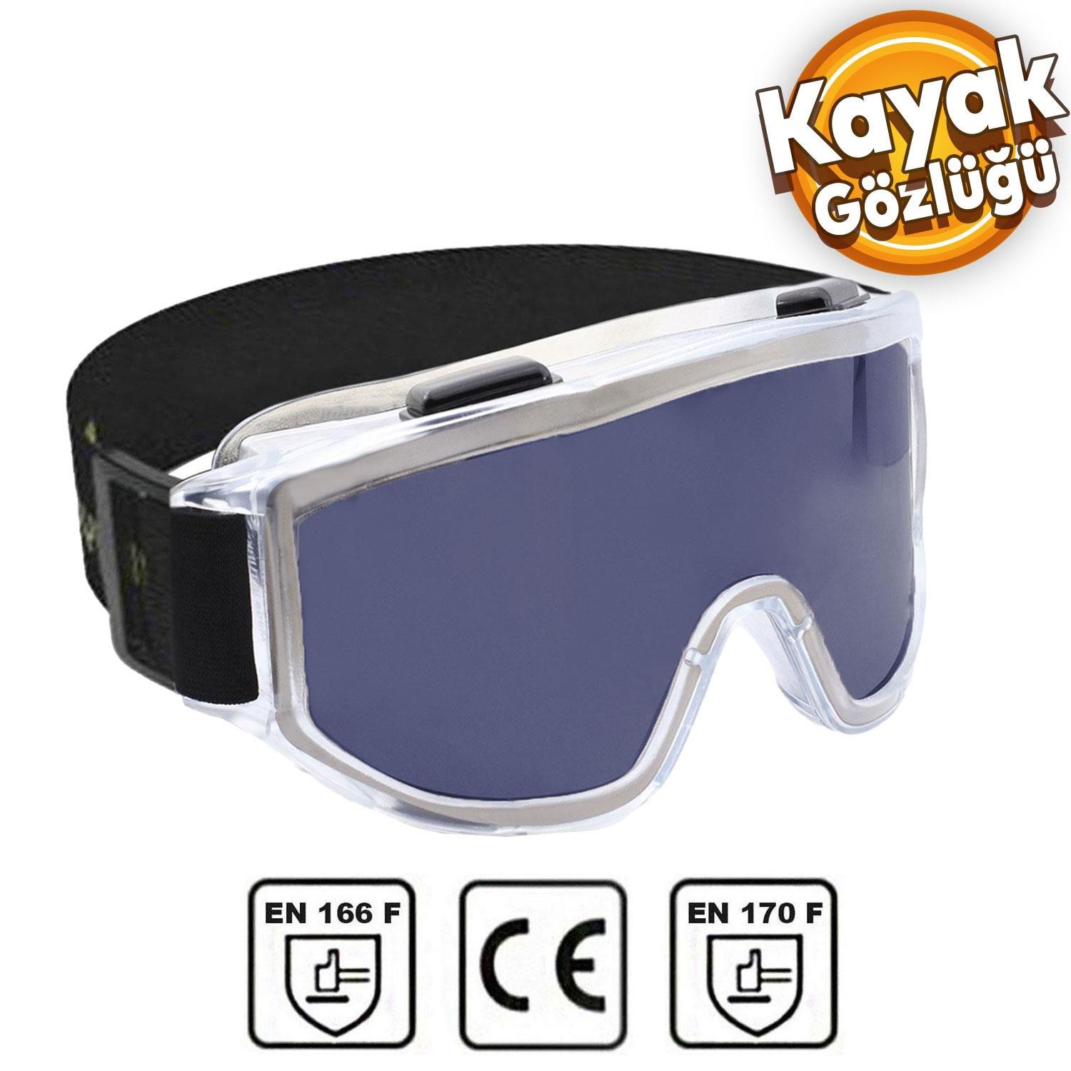 Kayak Gözlüğü Güneş Kar Gözlük Füme Snowboard Glasses Ekonomik Seri Gözlük