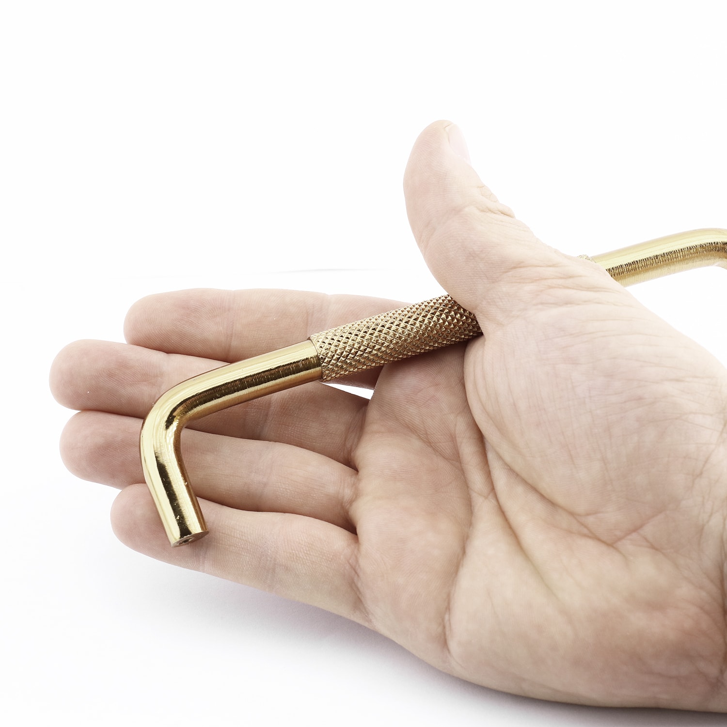 Tırtıklı Altın Gold Metal Kulp 160 mm 16 cm Mobilya Çekmece Dolap Dolabı Modern Kapak Kulpları