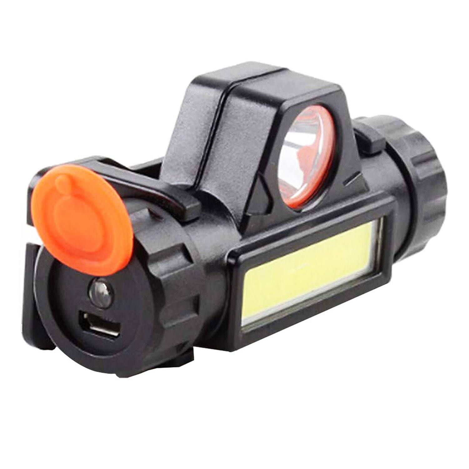 High Power Ledli Kafa Lambası Usb Sarjlı Fener Headlamp