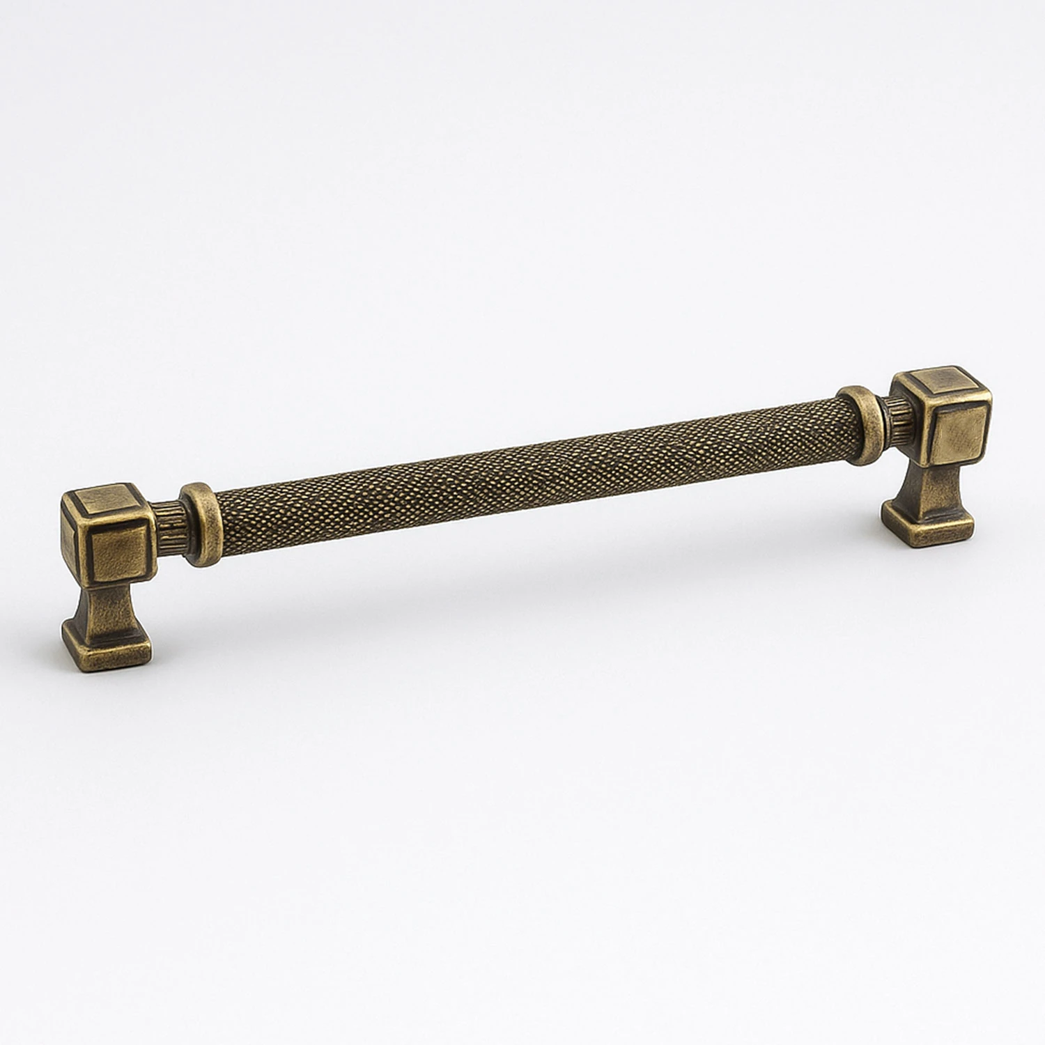 Talas Antik Sarı 256 mm Tırtıklı Metal Kulp Kapak Kulpu Dayanıklı Kulpları Mobilya Çekmece Dolap