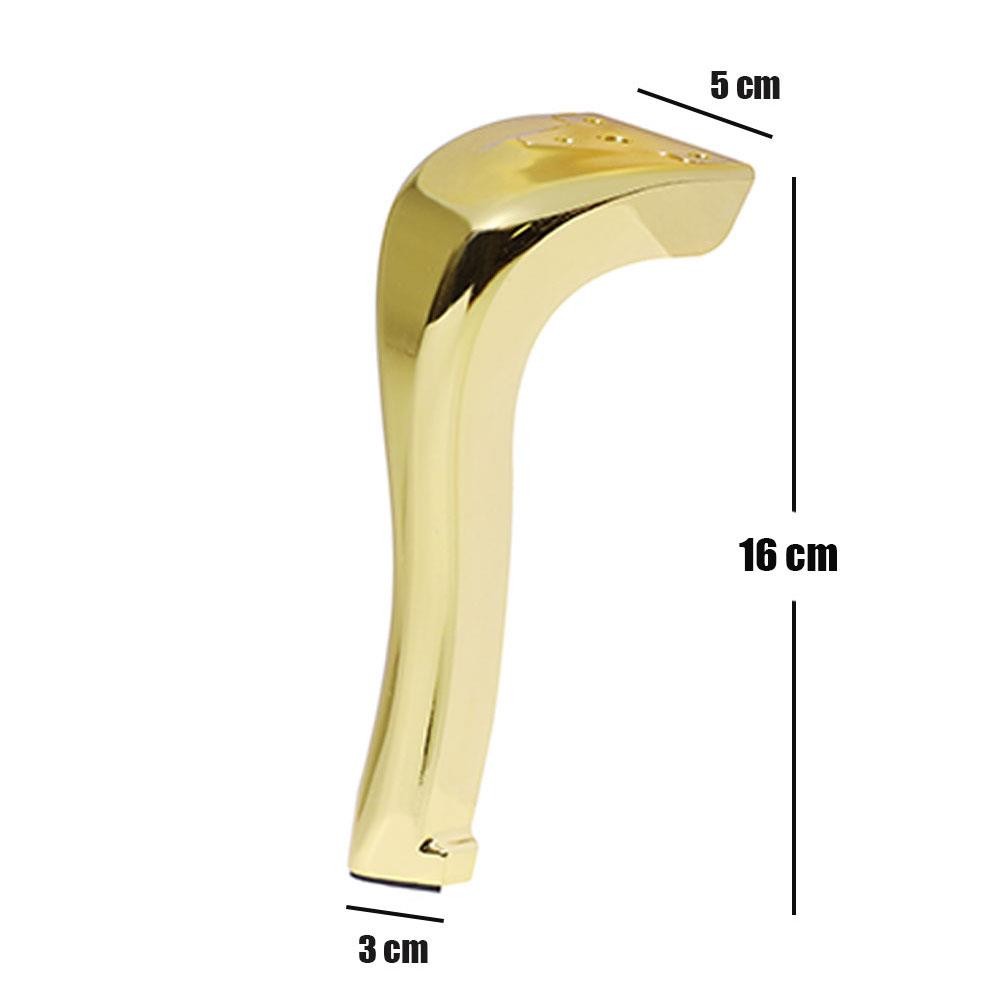 Nobel Mobilya Kanepe Masa Sehpa Puf Ayağı Metal Baza Ayak 16 cm