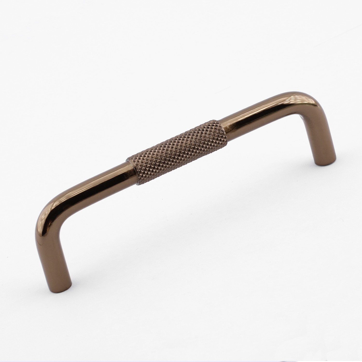 Tırtıklı Bronz Metal Kulp 128 mm 12.8 cm Mobilya Çekmece Dolap Dolabı Modern Kapak Kulpları