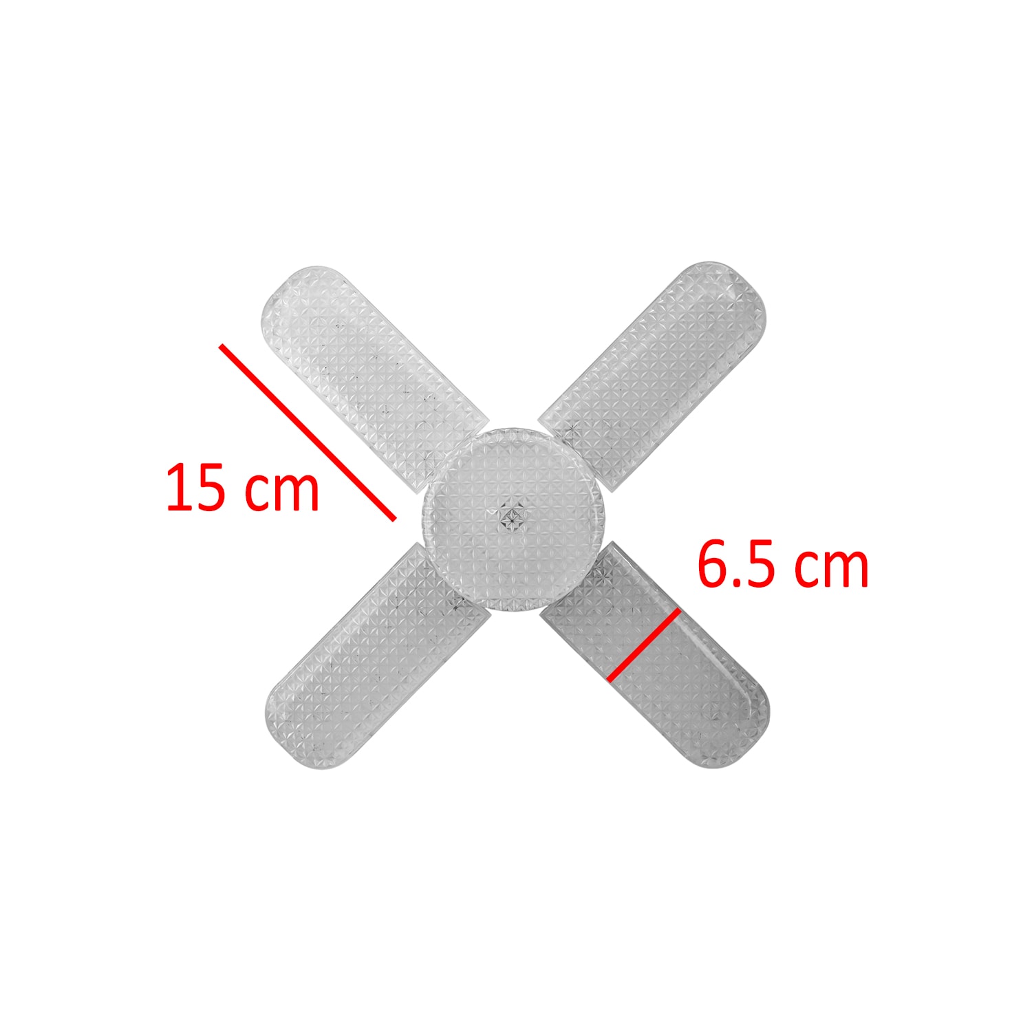 Dört Pervaneli Tasarruflu Ampul 60 W Led Lamba Beyaz E27 Duy 5400 Lümen Uzun Ömürlü 220 Volt 1 Adet
