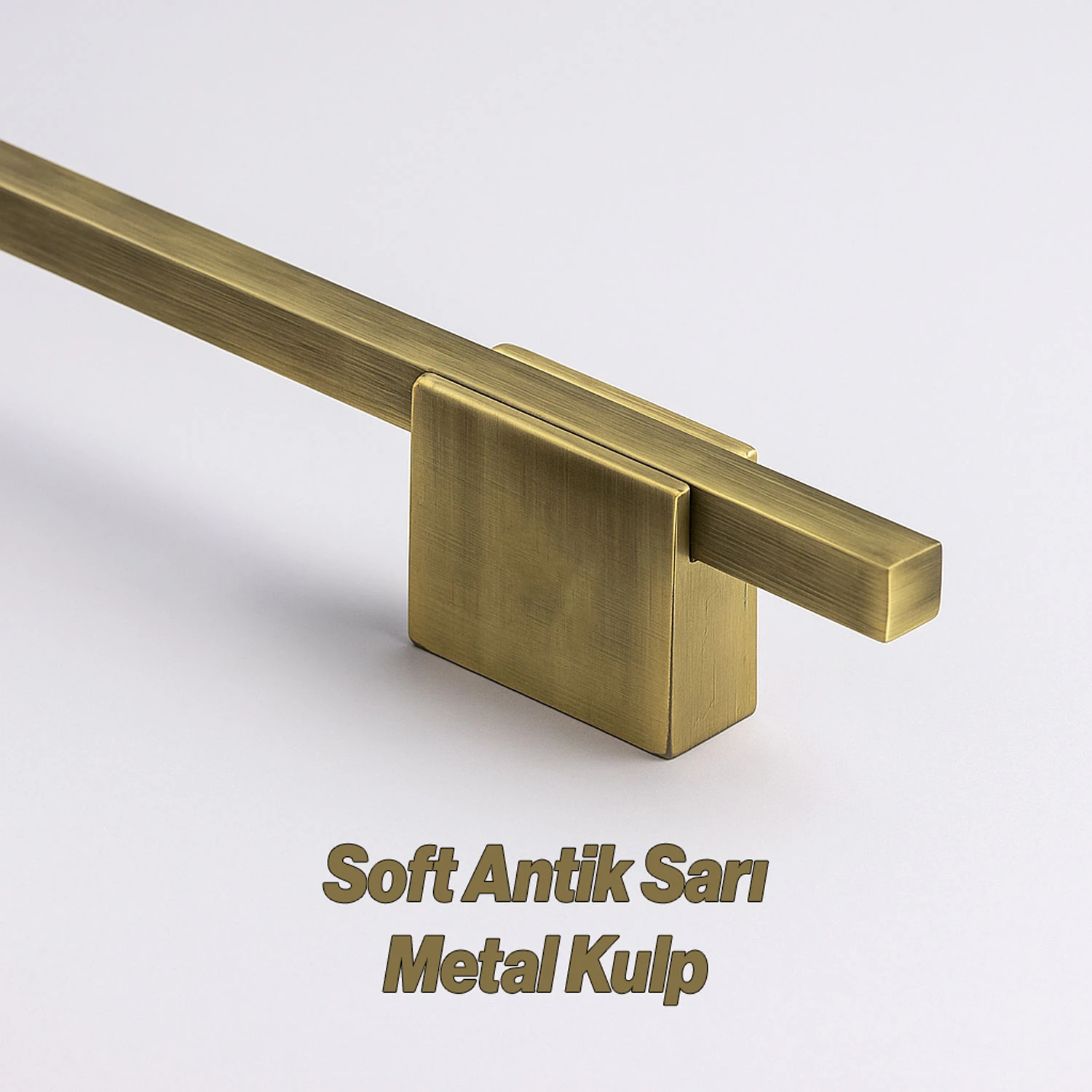 Boyut 256 mm Soft Antik Sarı Renk Metal Dolap Çekmece Kulbu Mutfak Dolabı Kapak Kulpları Mobilya