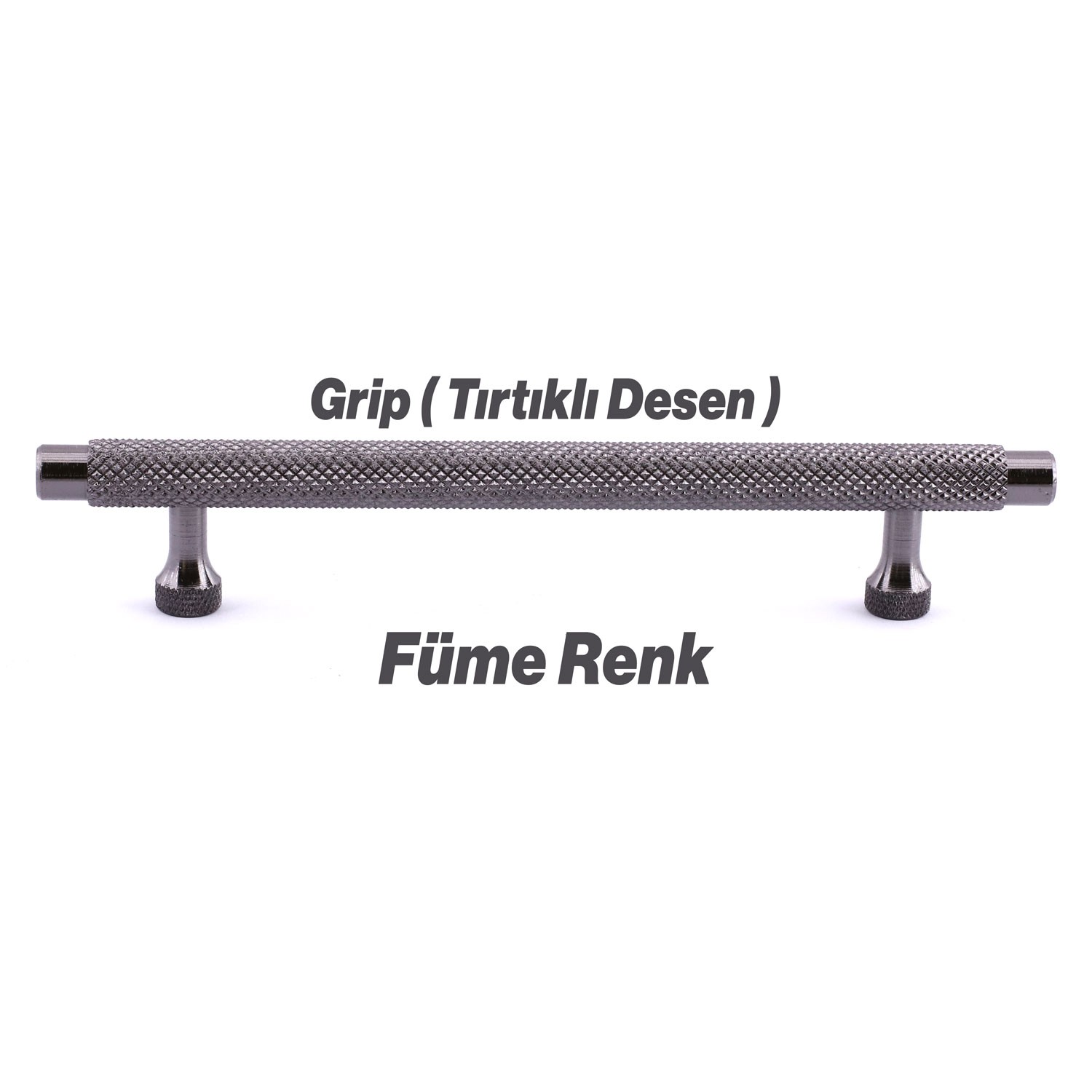 Martin Füme Metal Kulp 192 mm Mobilya Çekmece Mutfak Dolabı Dolap Modern Kapak Kulpları Grip Desen