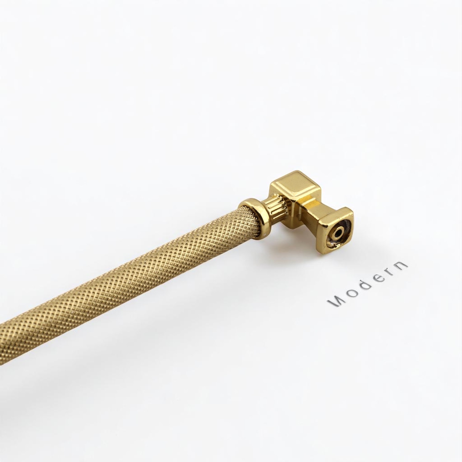Grip Desenli Gold Altın Metal Kulp 192 mm Mobilya Çekmece Mutfak Dolabı Dolap Modern Kapak Kulpları