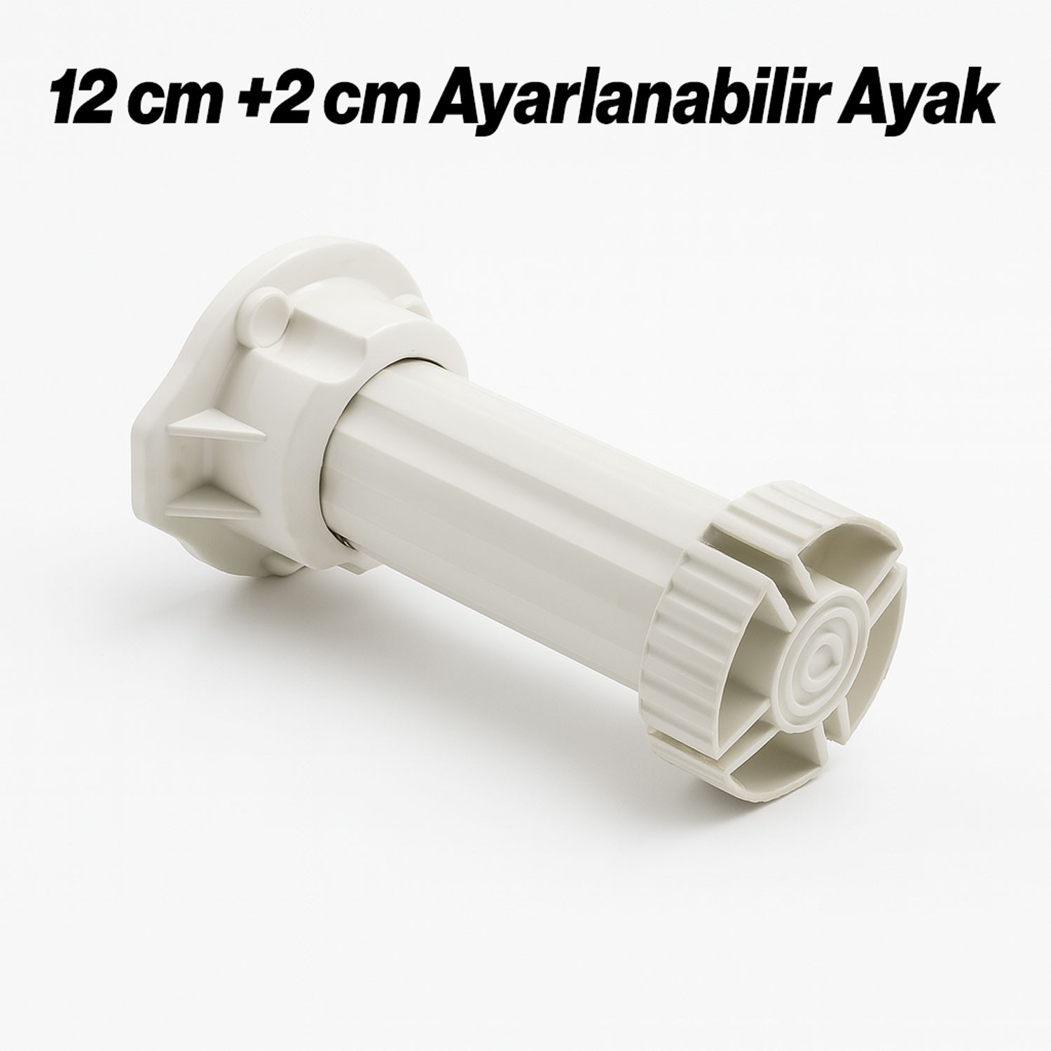 Ayarlanabilir 1 Adet 12 Cm Plastik Ayak Dolap Mobilya Tezgah Yükseltici Yükseltme Ayağı Ayakları