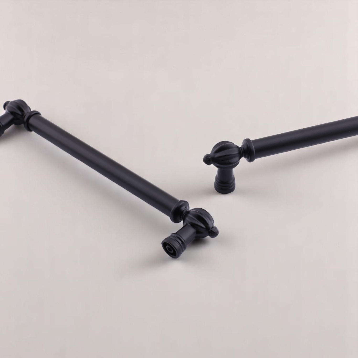 Defne Metal Kulp Siyah 224 mm Mobilya Çekmece Dolap Kapak Kulpları Kulb Kulpu Mutfak Dolabı