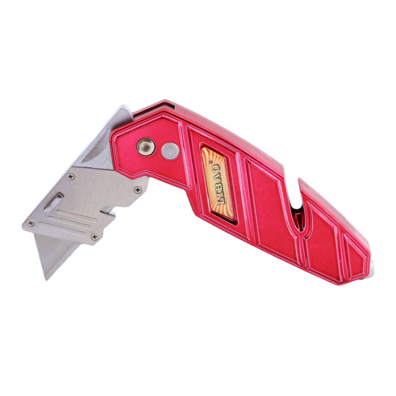Çok Amaçlı Metal Maket Bıçak Karton Kumaş İp Kesme Halı Bıçağı Maket Bıçağı 5 Adet Yedek Bıçak Küçük