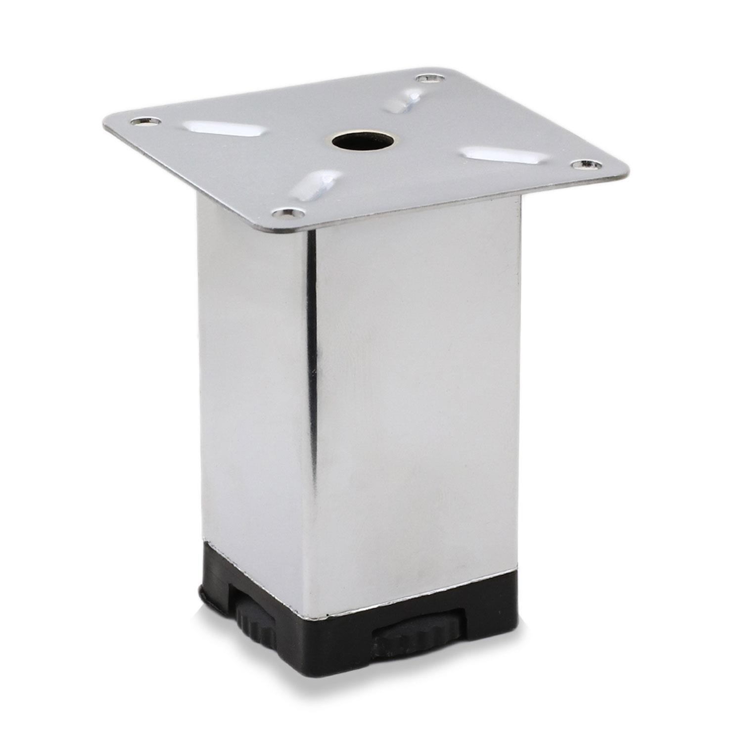 Mobilya Koltuk Kanepe Tezgah Dolap Ayağı Ayarlı 8 cm Krom Metal Ayak