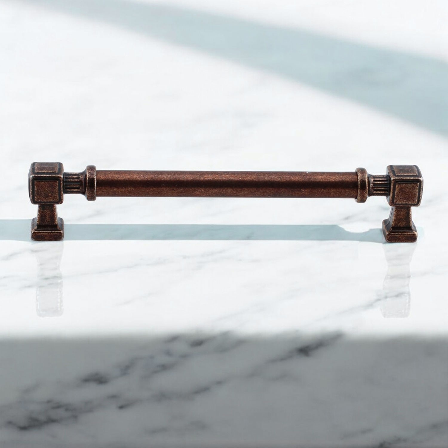 Talas Düz Antik Bakır Metal Kulp 160 mm 16 cm Mobilya Çekmece Mutfak Dolabı Dolap Kulpları Kulbu Kulpu