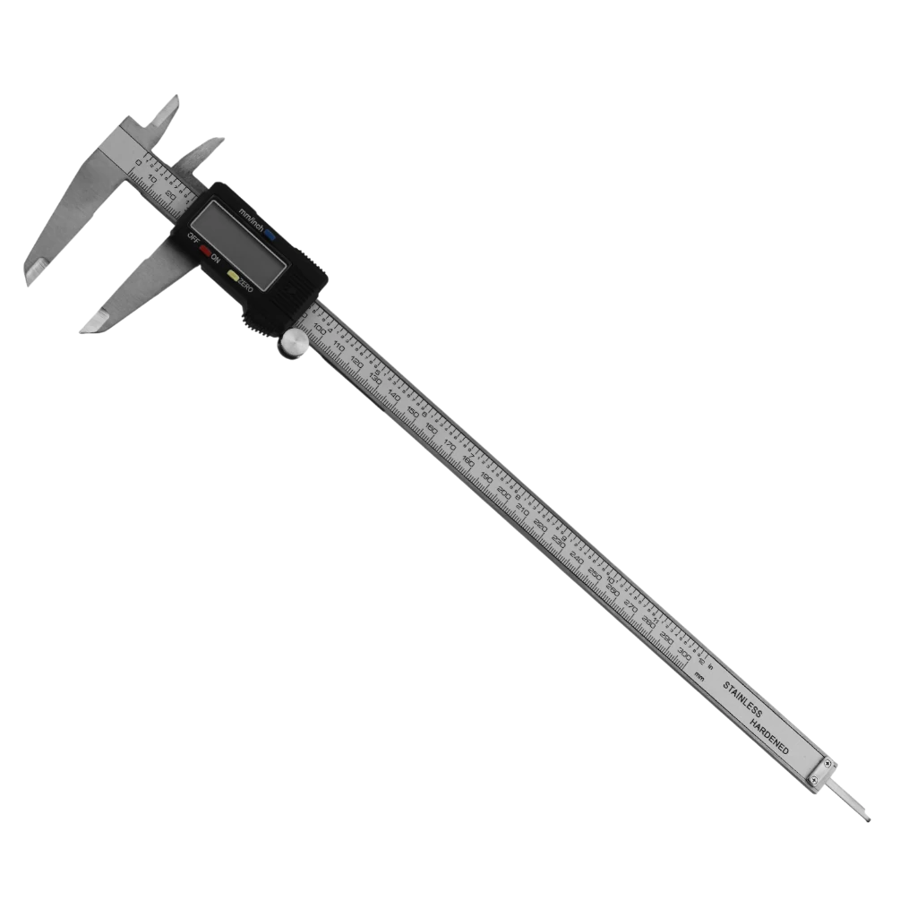 Dijital Kumpas Lcd Ekranlı (0.01-12 mikron Hassasiyet) 0.0005 İnç Metal 300 mm Derinlik Ölçüm Aleti