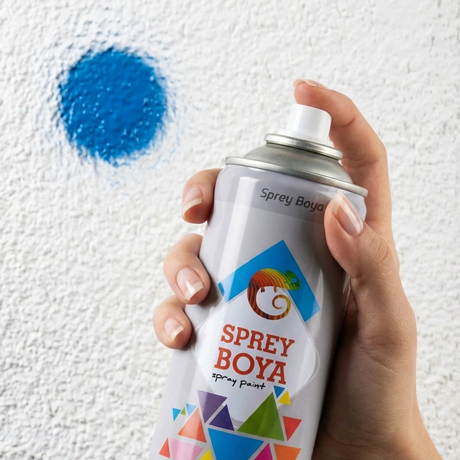 Mavi Sprey Boya 400 ml – Metal Ahşap Plastik Beton Yüzeylere Uygun Hobi Dekoratif Amaçlı Sprey Boya