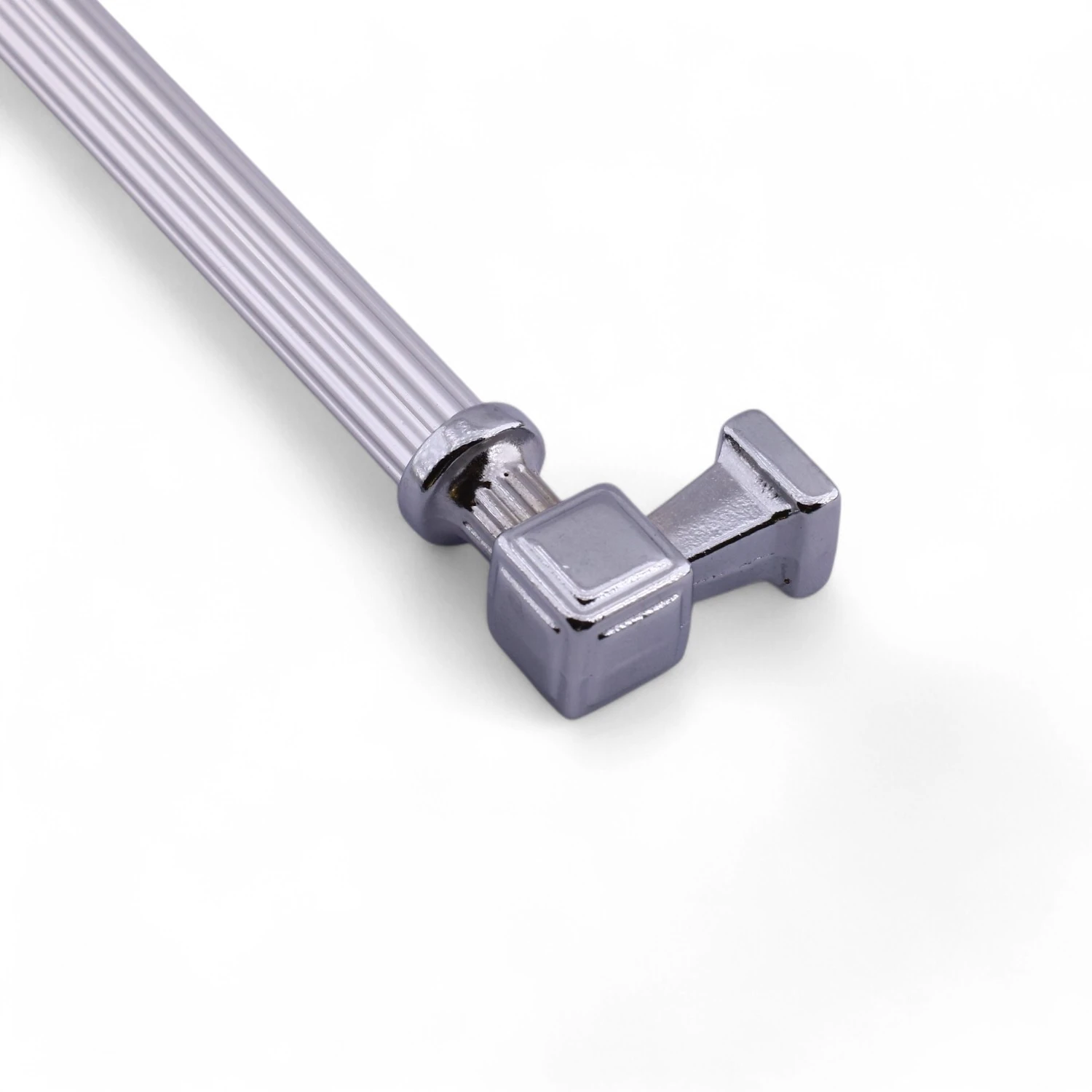 Talas 128 mm Çizgili Krom Renk Metal Kulp Mobilya Çekmece Mutfak Dolabı Dolap Kulpları Kulb 22.4 cm