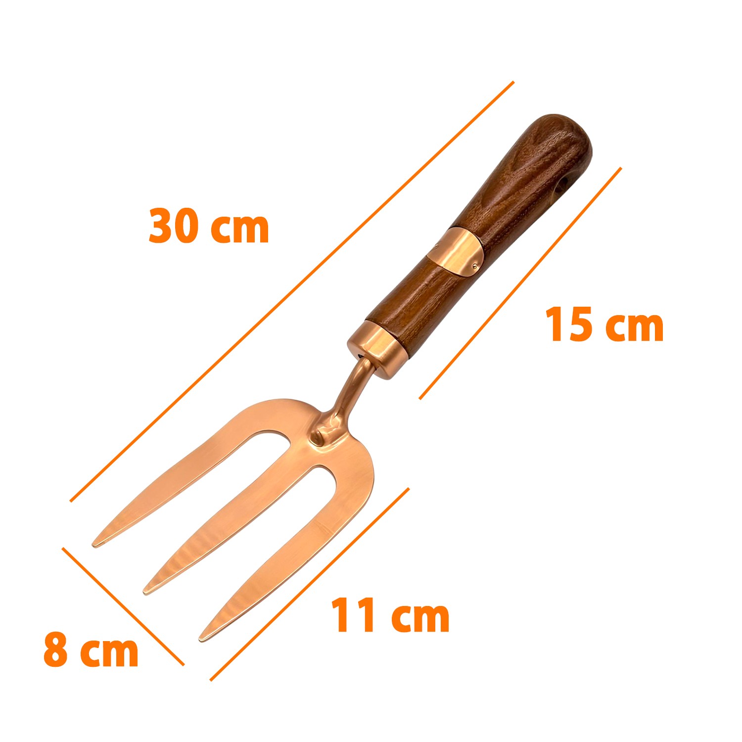 Paslanmaz Çelik Ergonomik Saplı Geniş Bahçe Tırmığı Çapa Tırmık Tarla Çim Peyzaj Bitki Fide Çiçek
